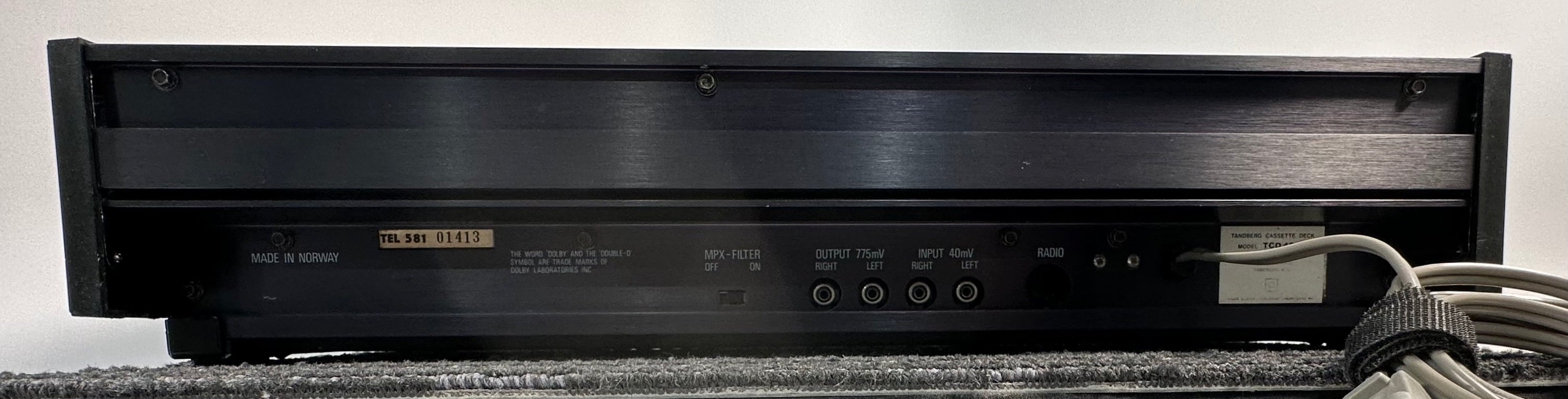 Tandberg TCD 420A 3 Motor Dual Capstan Cassette Deck