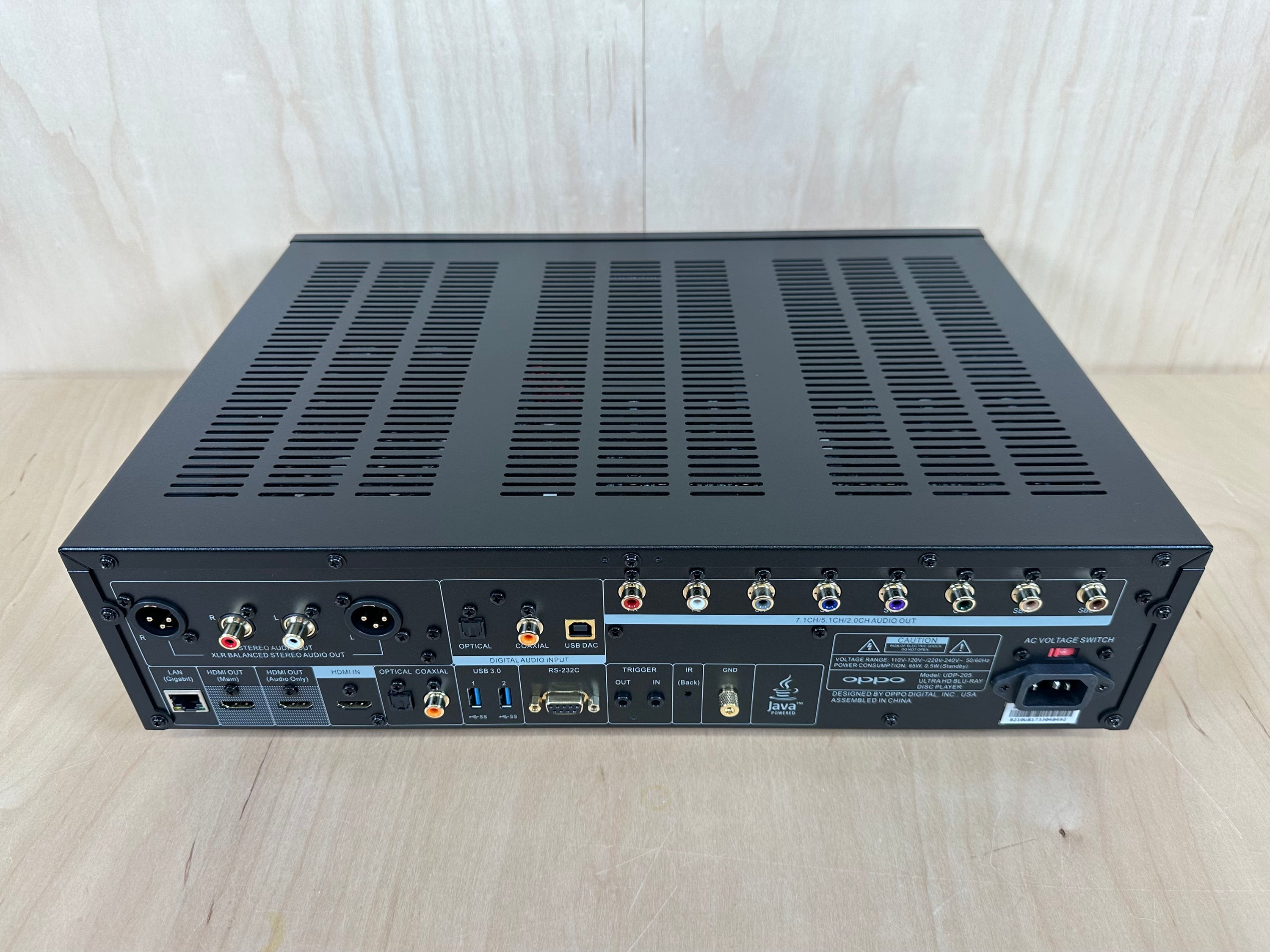 OPPO UDP-205 4K UltraHD AUDIOPHILE SACD Blu-Ray DVD Player