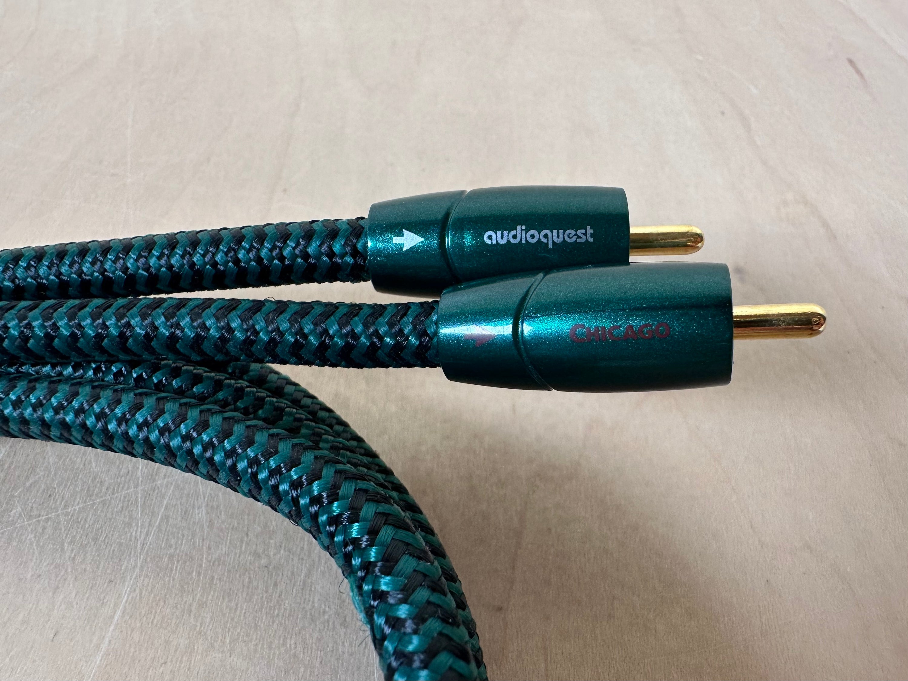 AudioQuest Chicago RCA Interconnects  1 Meter Pair