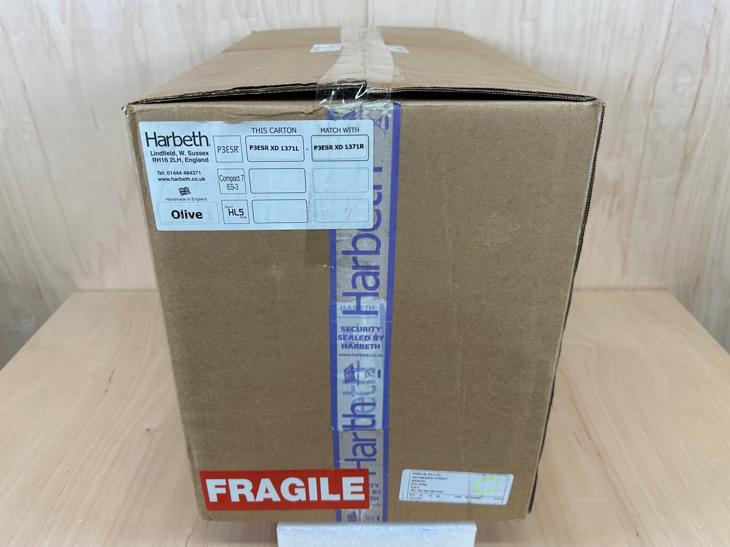 Harbeth P3ESR XD Olive Speakers w/Box