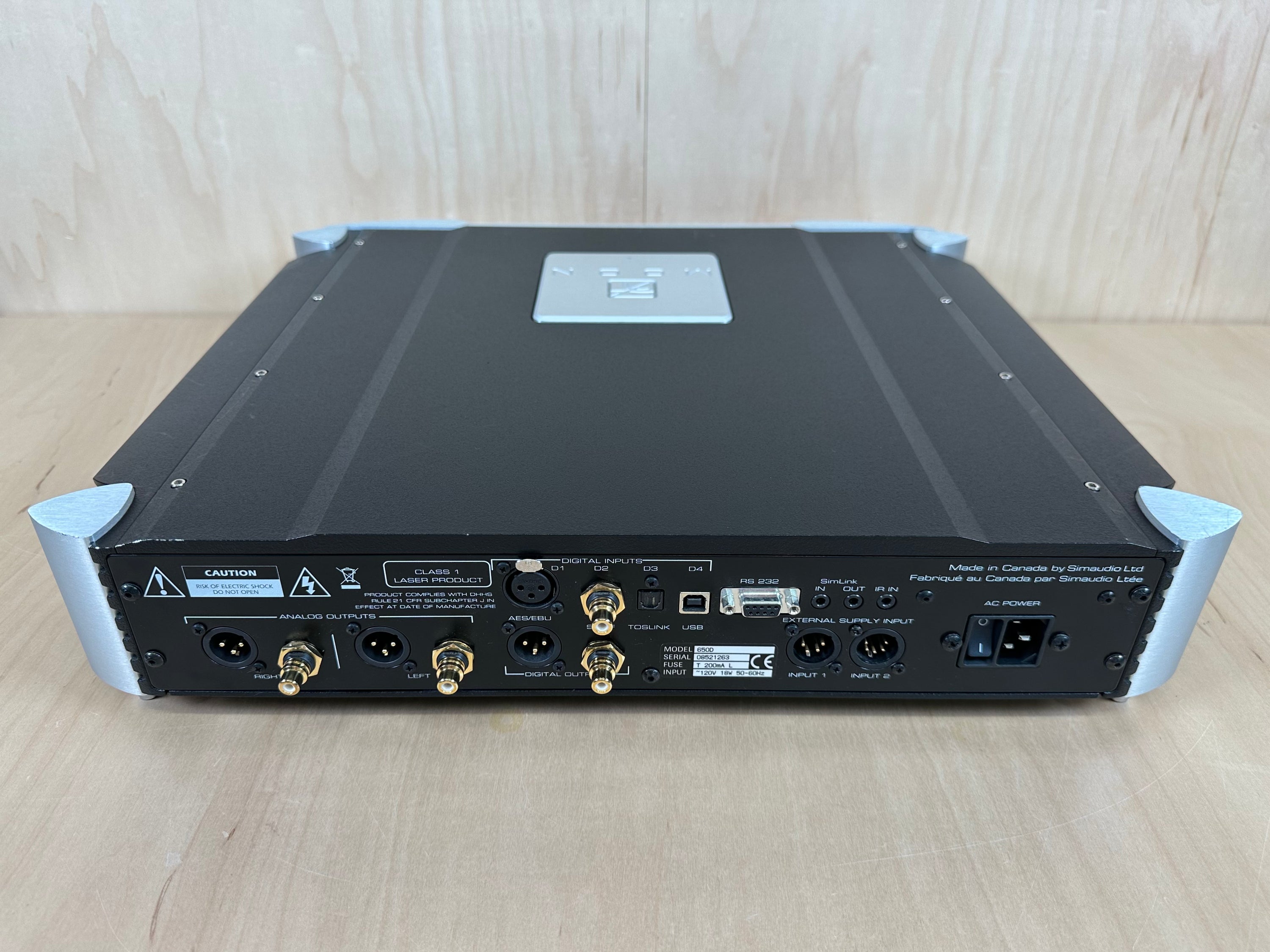 Simaudio Moon 650D DAC/CD Transport