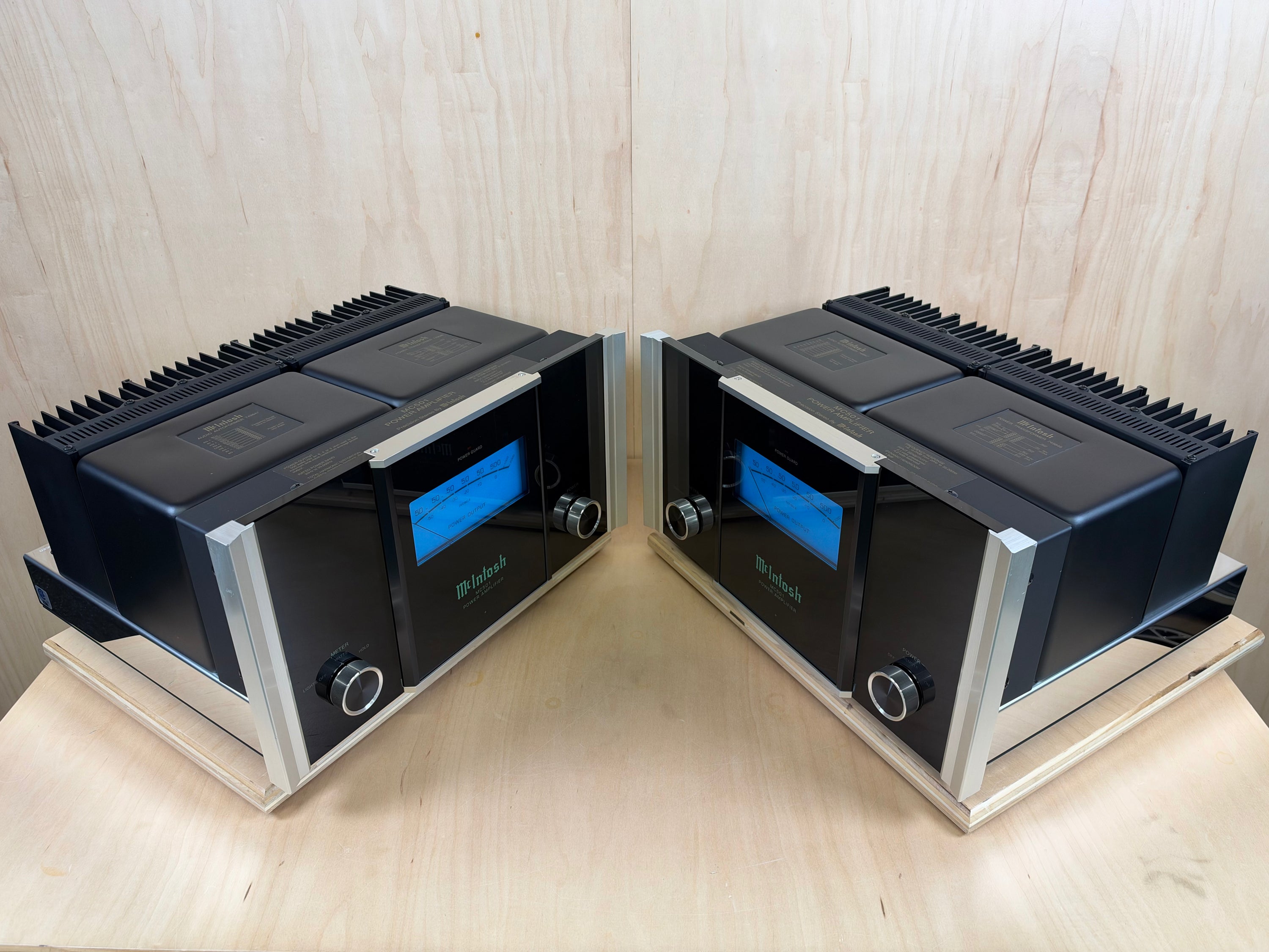 McIntosh MC501 Power Amplifiers w/ Consecutive Serial Numbers