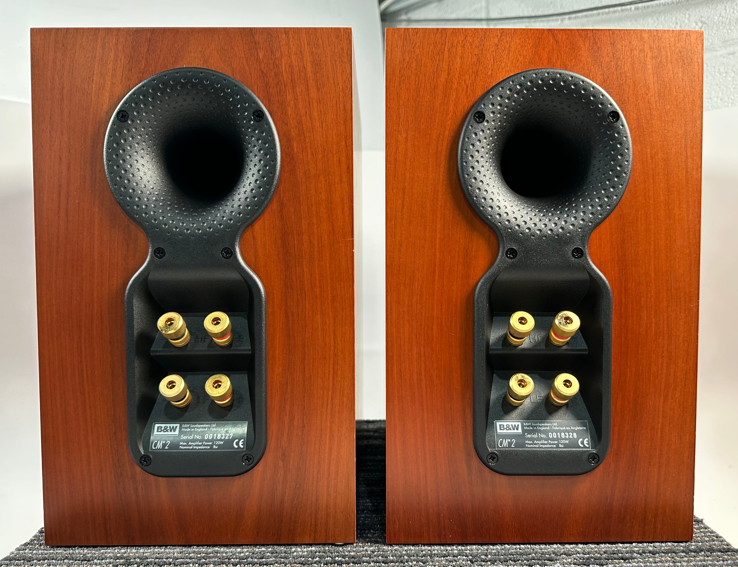 Bowers & Wilkins B&W CM2 Bookshelf Speakers For Parts