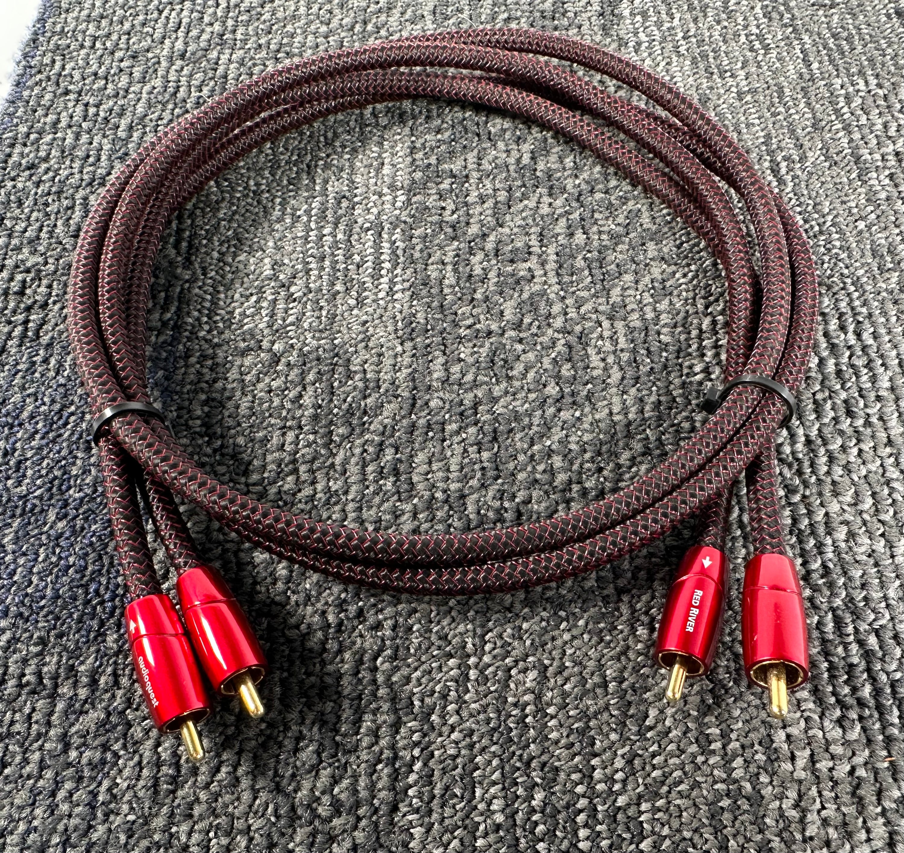 Audioquest Red River RCA Cables 1 Meter Pair