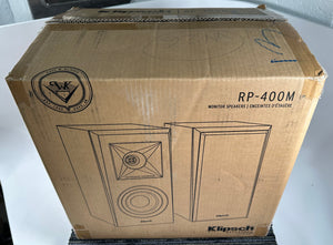 Klipsch RP-400M Speaker Monitors Ebony Finish