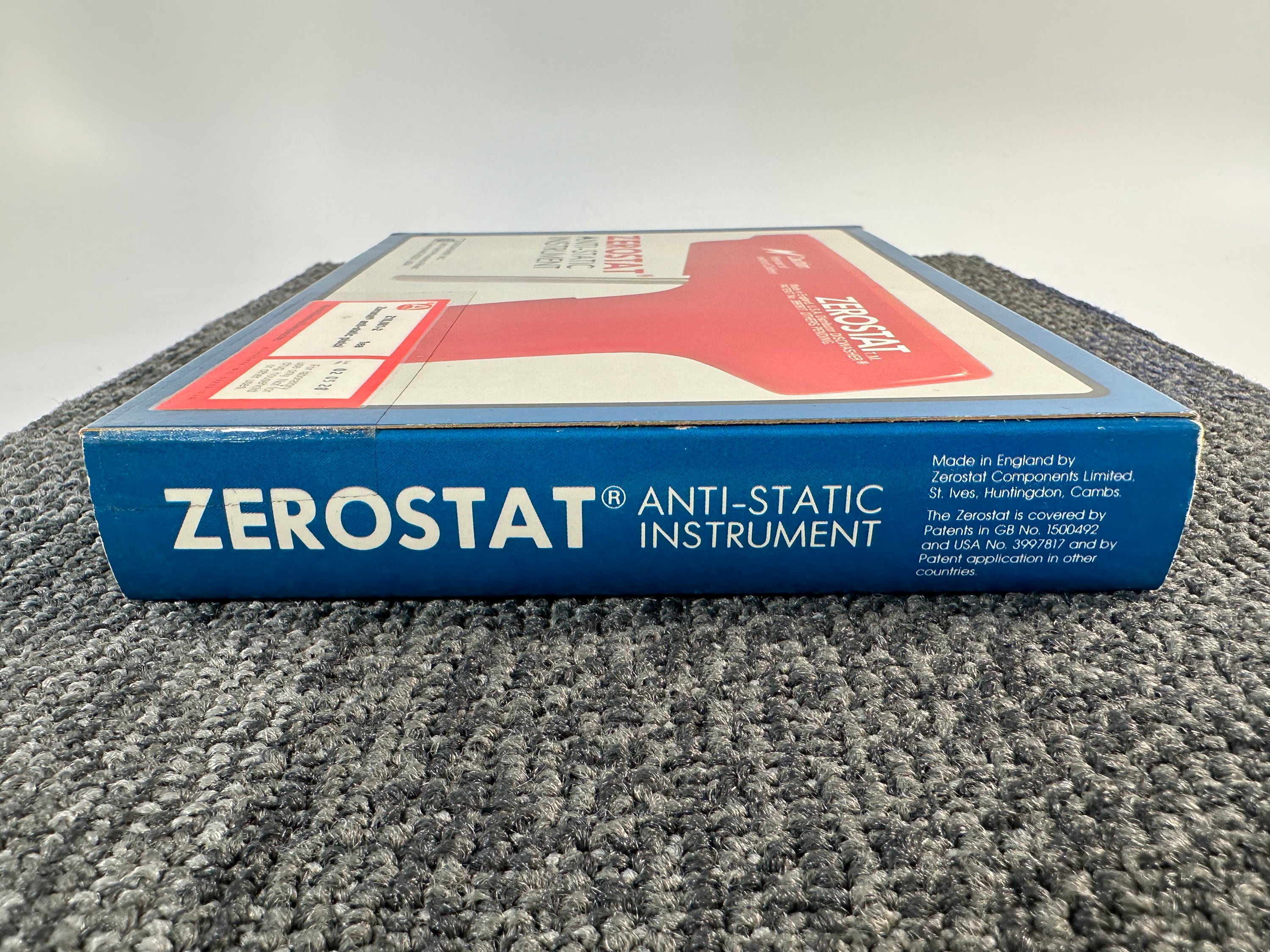 Zerostat Anti-Static Gun Made in England Vintage