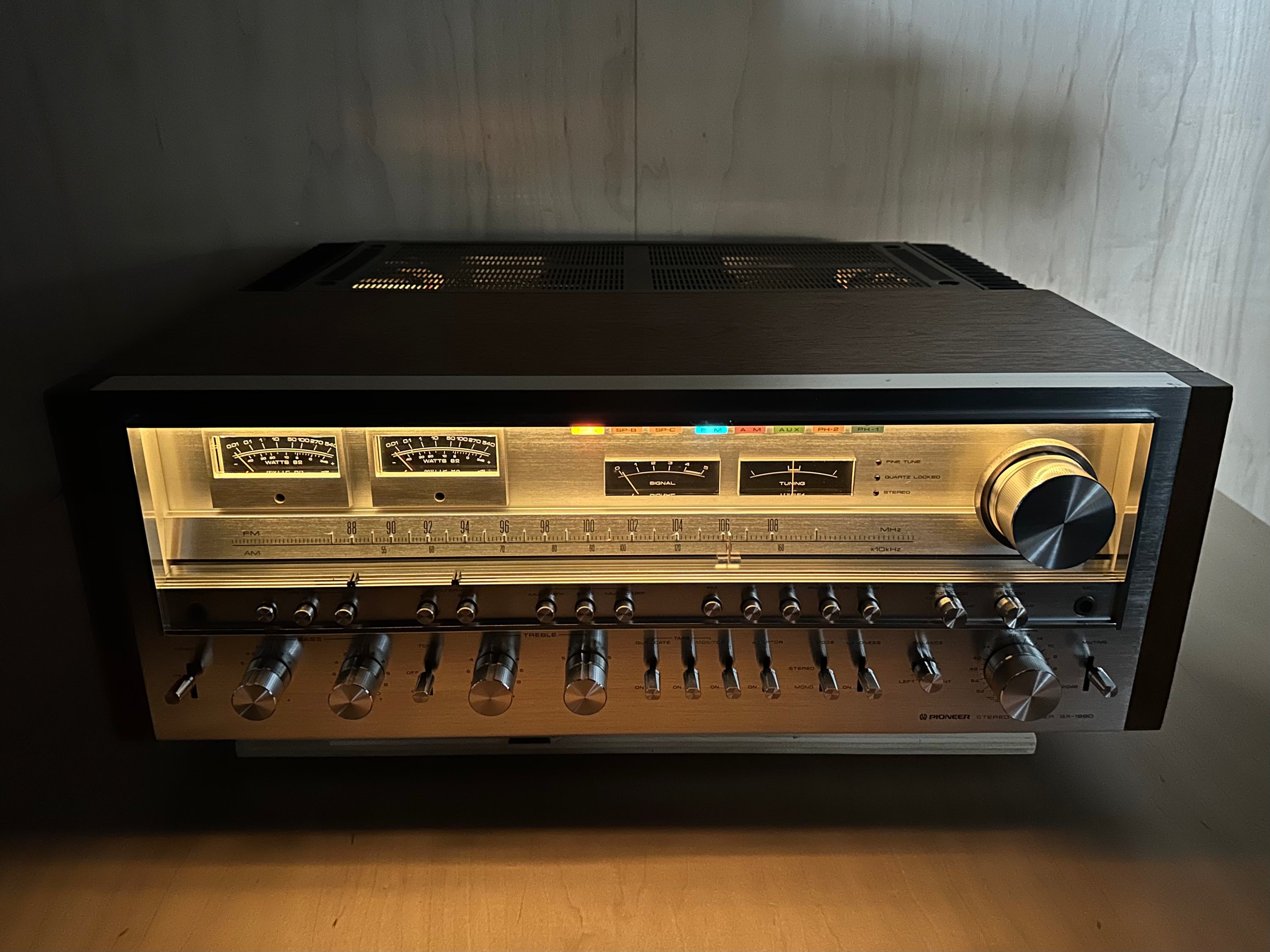 Pioneer SX-1980 Stereo Receiver Fully Restored