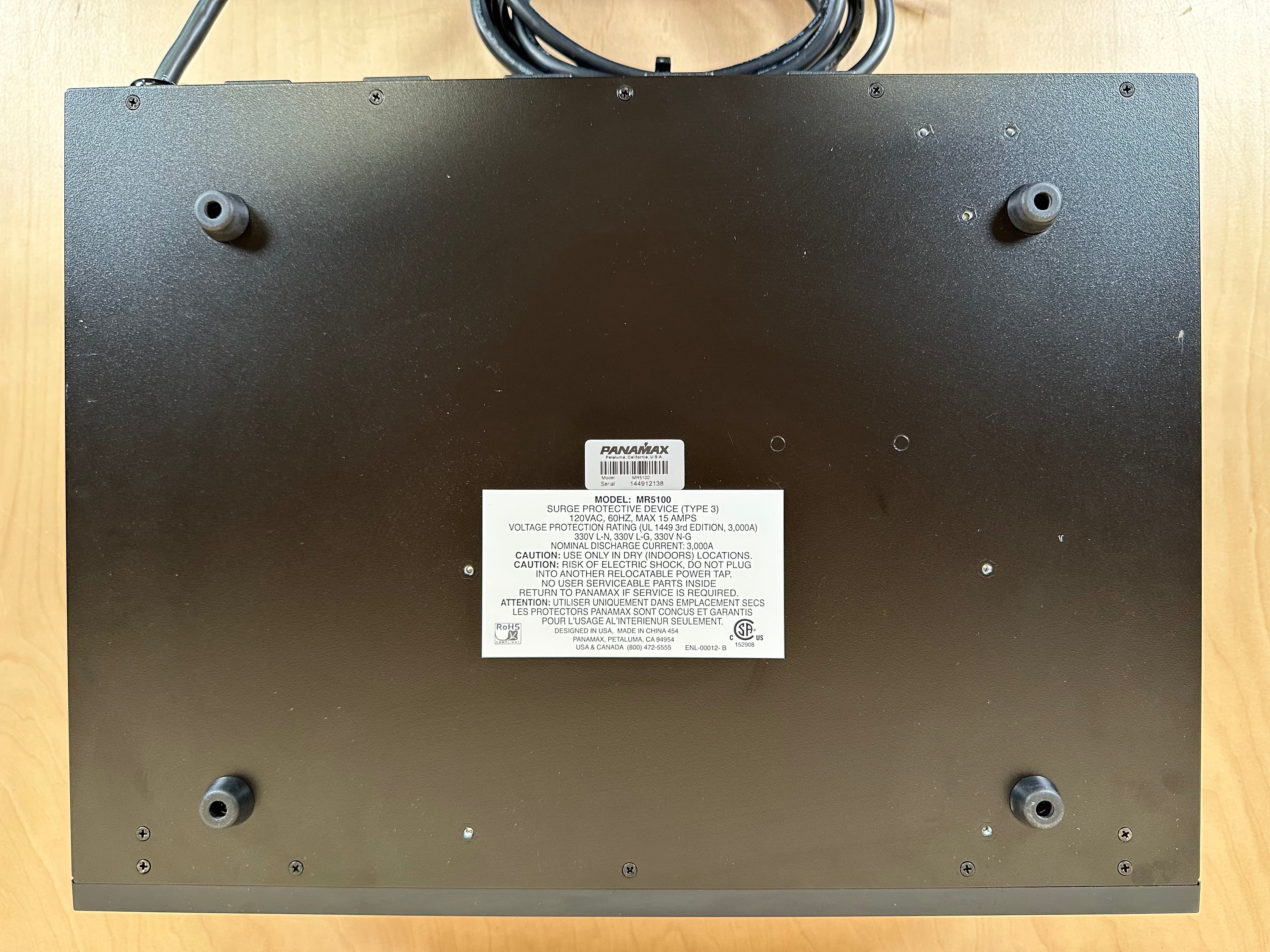 Panamax MR-5100 Power Conditioner