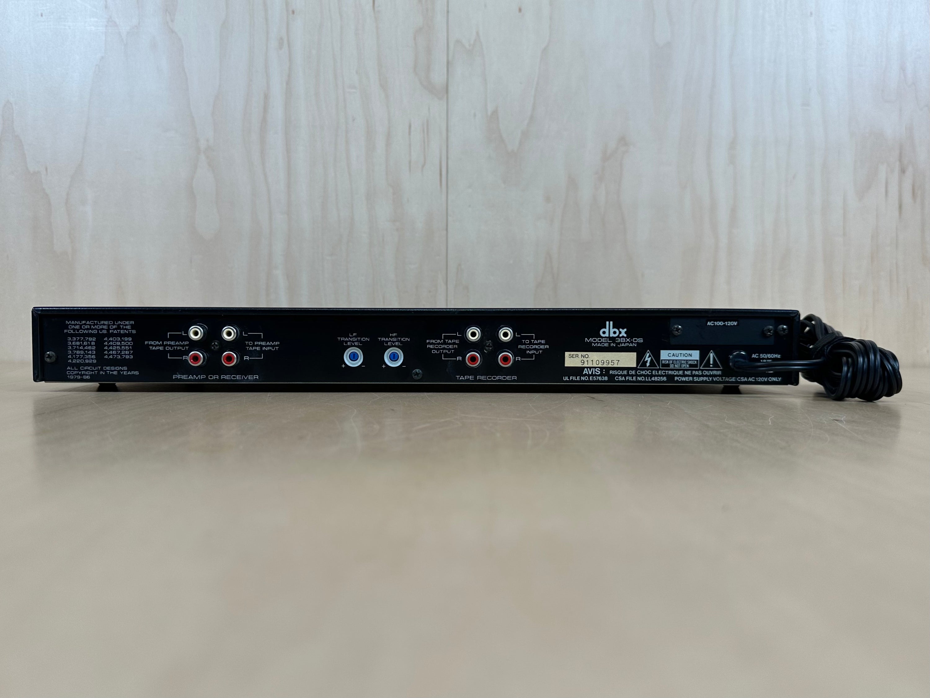 DBX 3BX-DS Dynamic Range Controller Expander