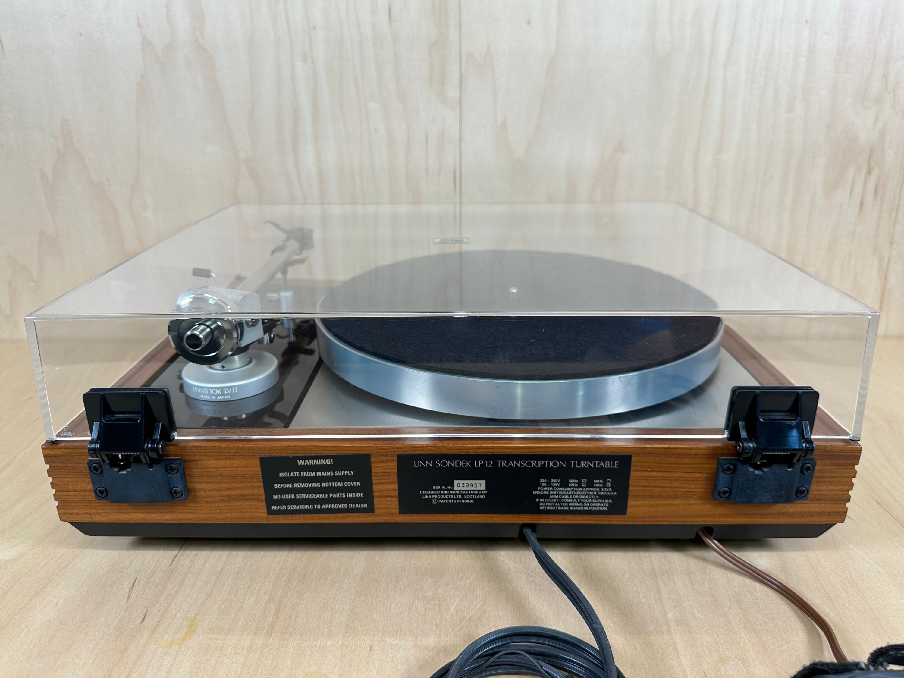 Linn LP12 Turntable w/Linn Ittok LV II Serviced