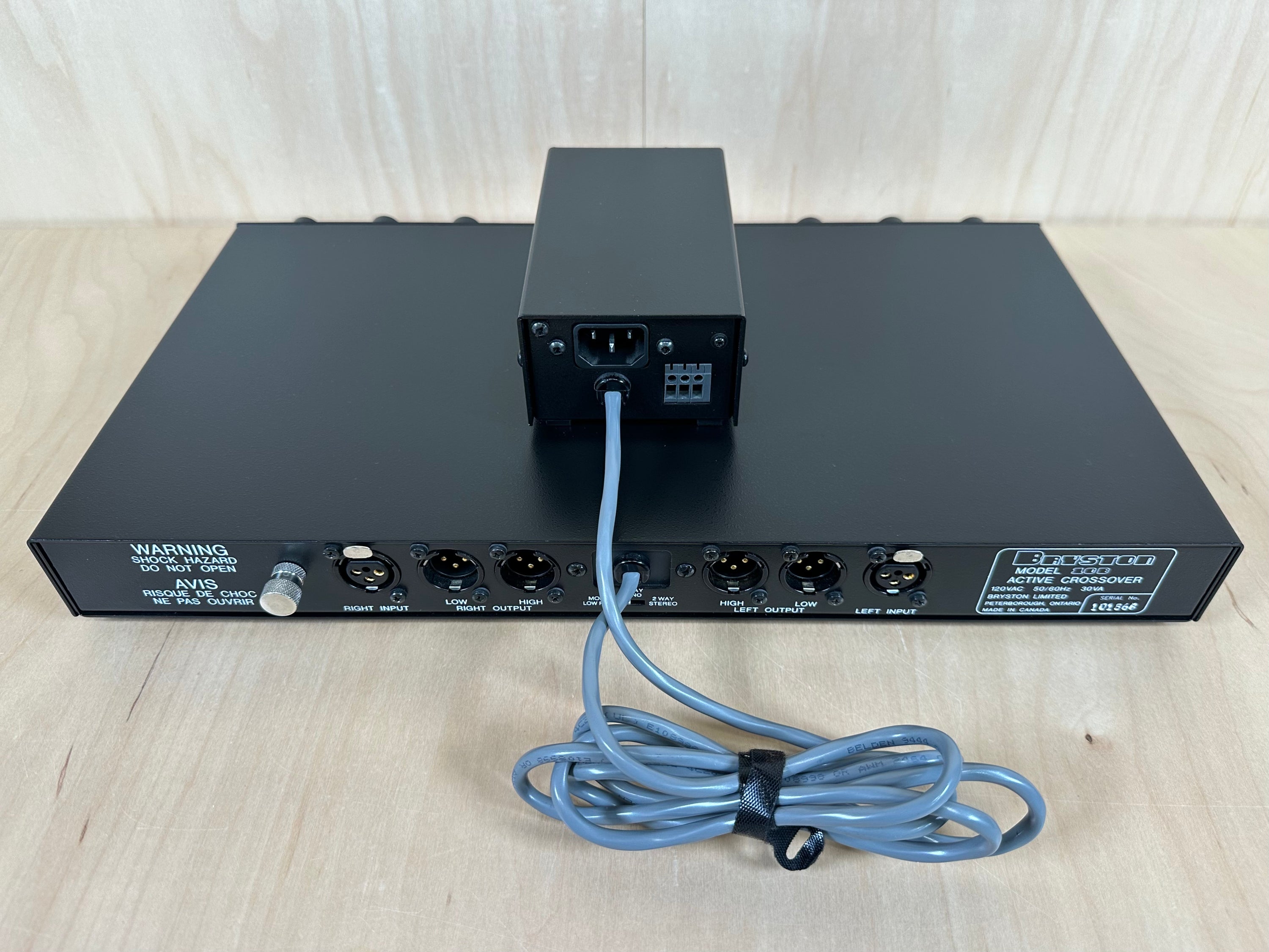 Bryston 10B Sub Crossover with BP-PSR External PS and XLR Jacks