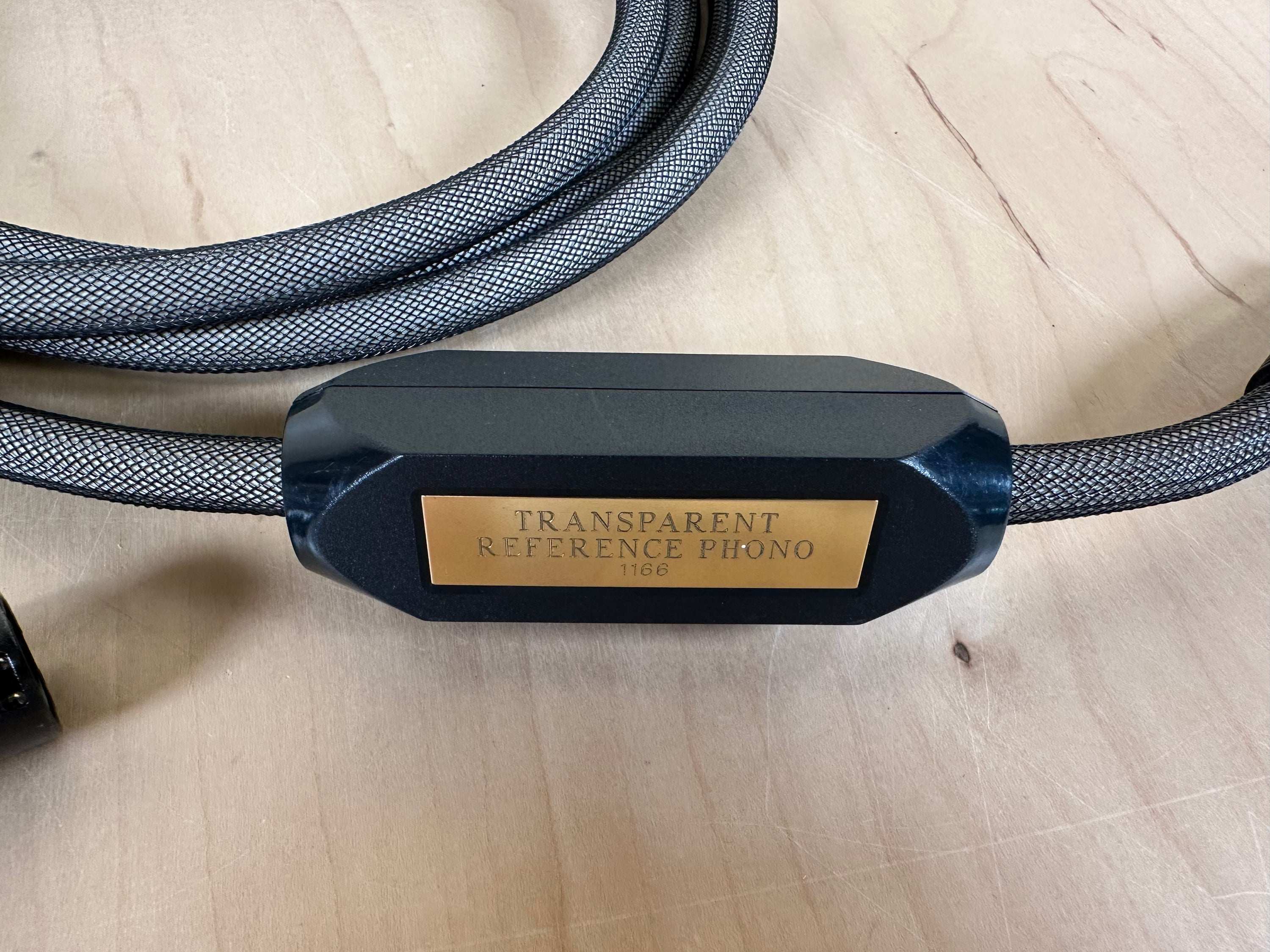 Transparent Audio Reference Phono 3 meter RCA to XLR pair