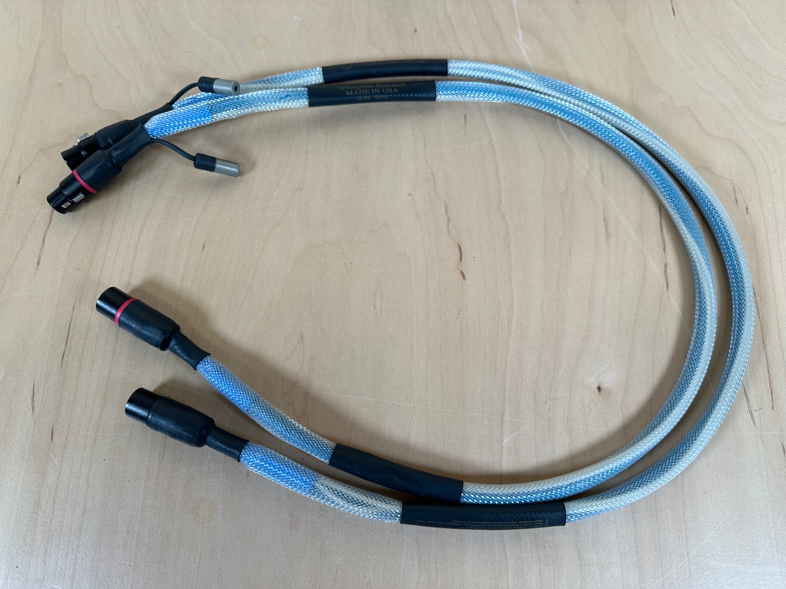 Synergistic Research Looking Glass Phase II XlR Interconnects 1 Meter Pair