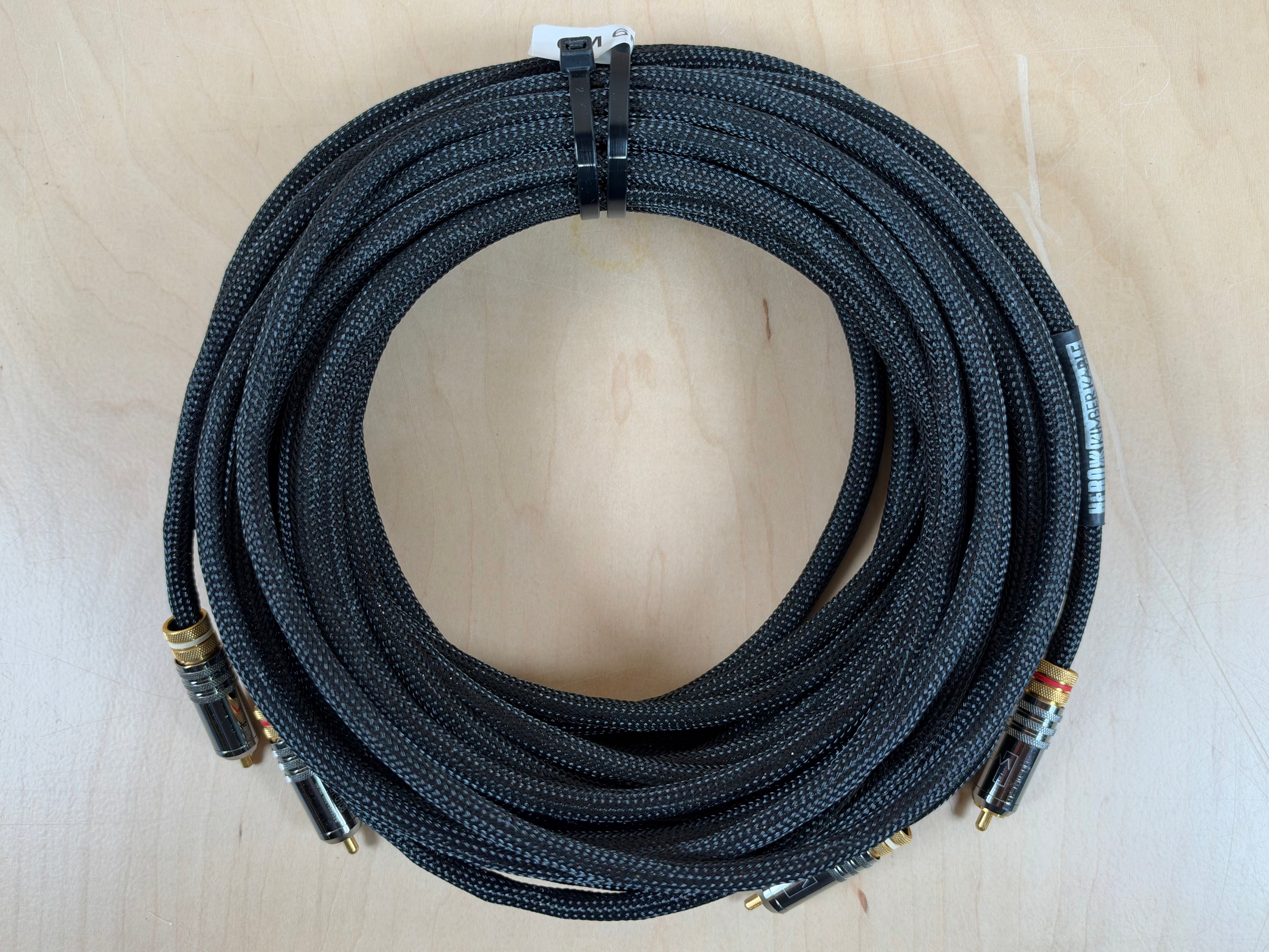 Kimber Kable Hero RCA Interconnects 6 Meter Pair w/WBT-0108 Fittings
