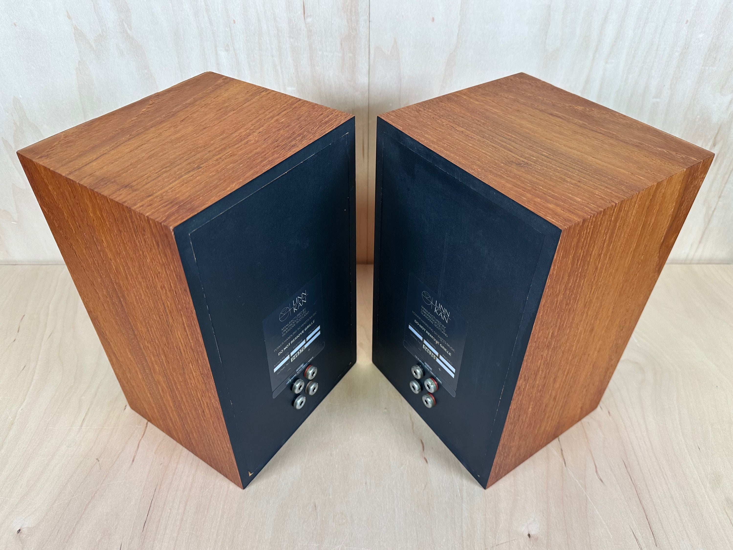 Linn Kan Speakers Bi-Wireable w/Consecutive Serial Numbers