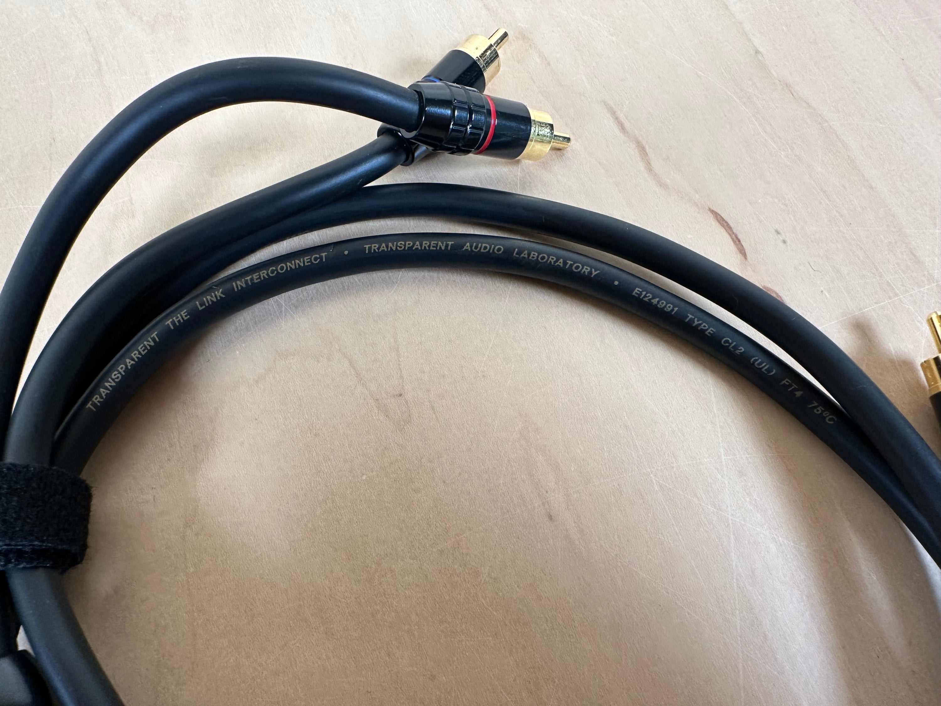 Transparent Audio The Link RCA Interconnect 1 Meter