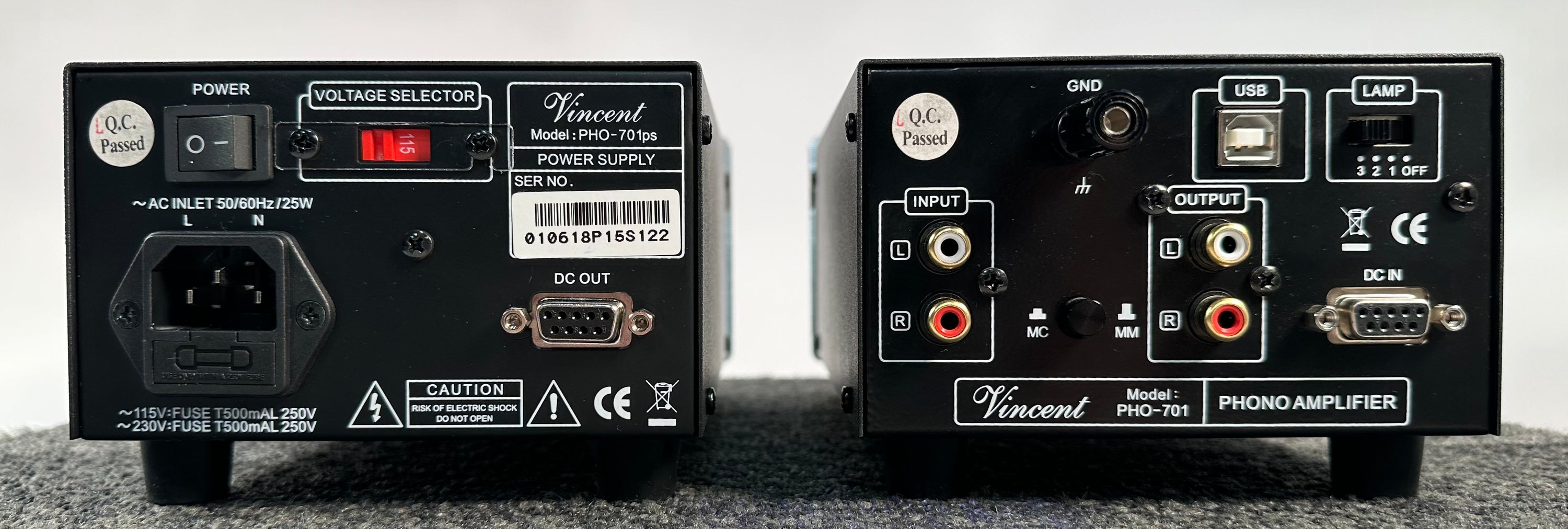 Vincent PHO-701 & PHO-701PS Phono Preamp