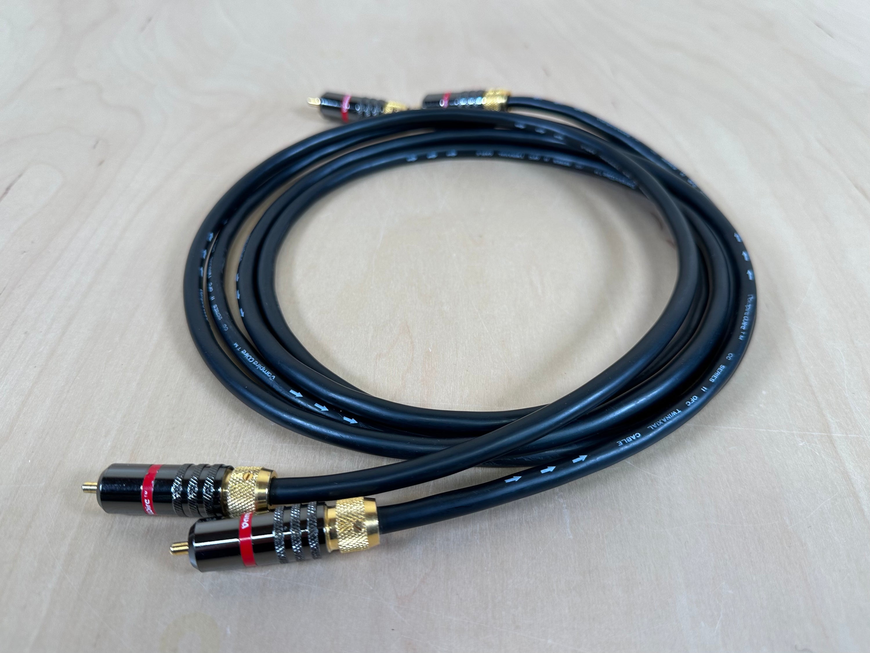 Vampire Wire CC Series II OFC 1.5 Meter Twinaxial RCA Interconnects