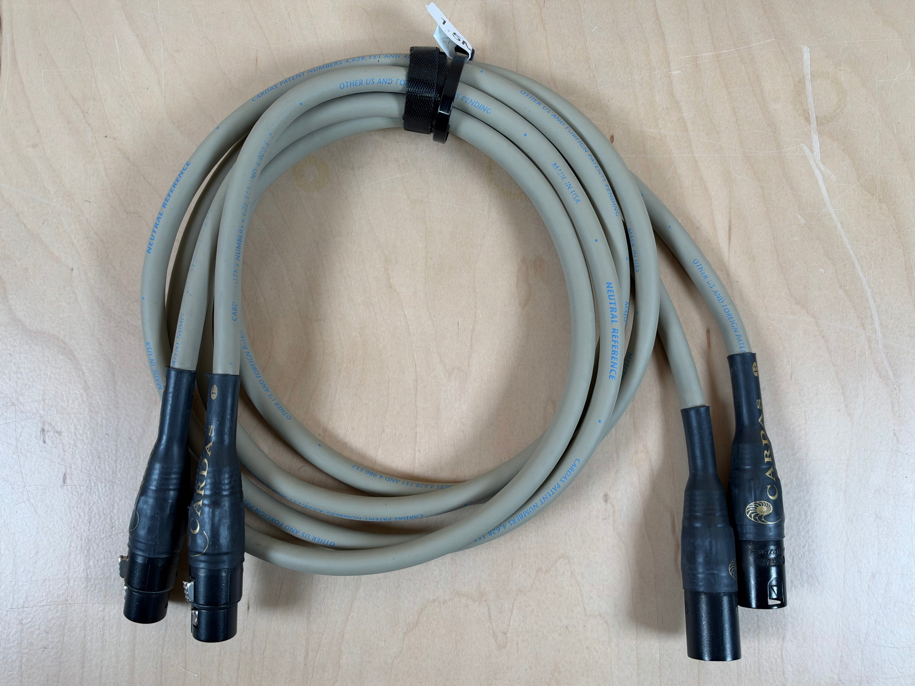 Cardas Neutral Reference XLR Interconnects 1.5 Meters