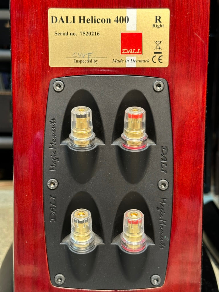 Dali Helicon 400 Speakers High Gloss Rosenut – Record Mart HiFi