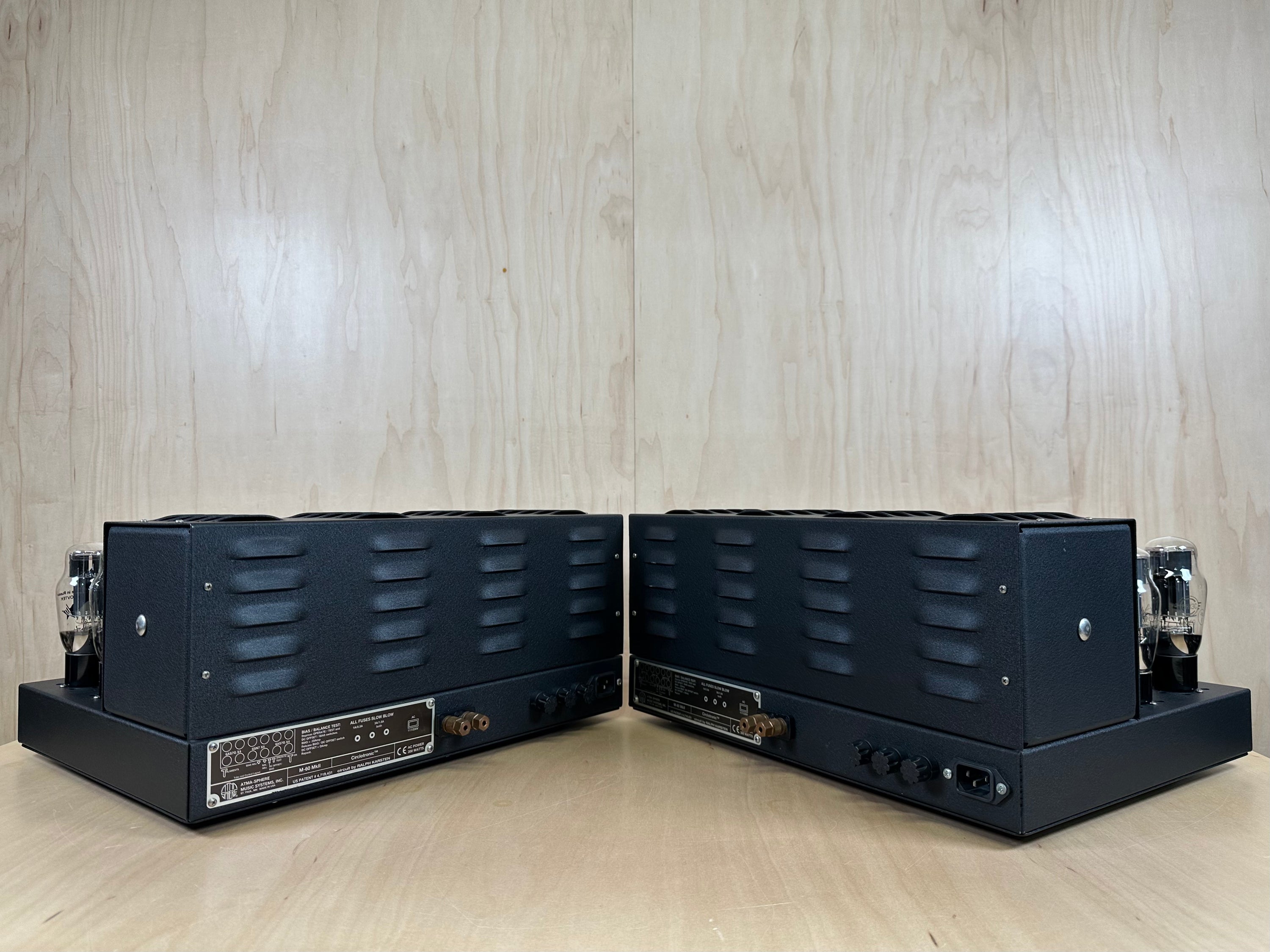 Atma-Sphere Music Systems M-60 MKII OTL Amplifiers