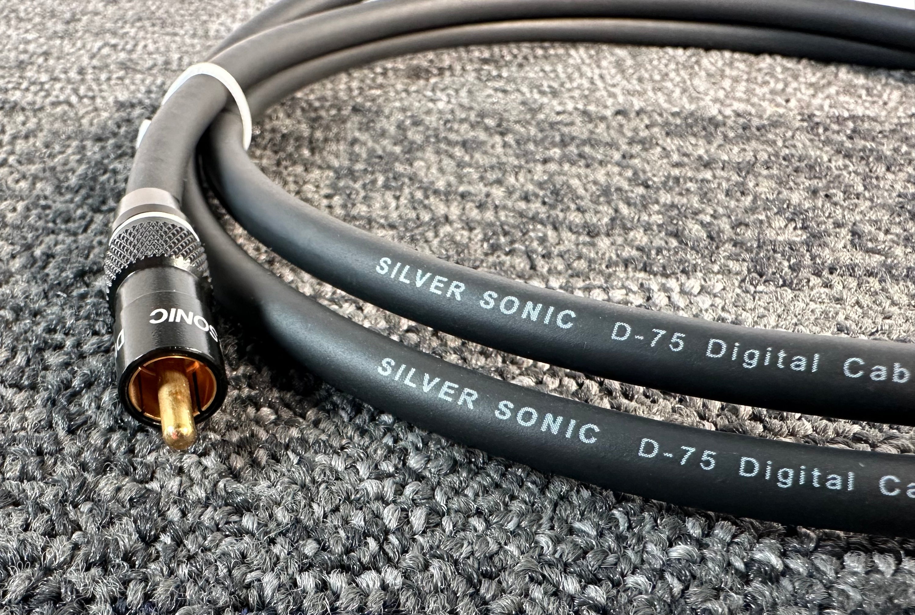 DH Labs Silver Sonic D-75 Digital Coax Audio Cable RCA To RCA 1.5 Meter