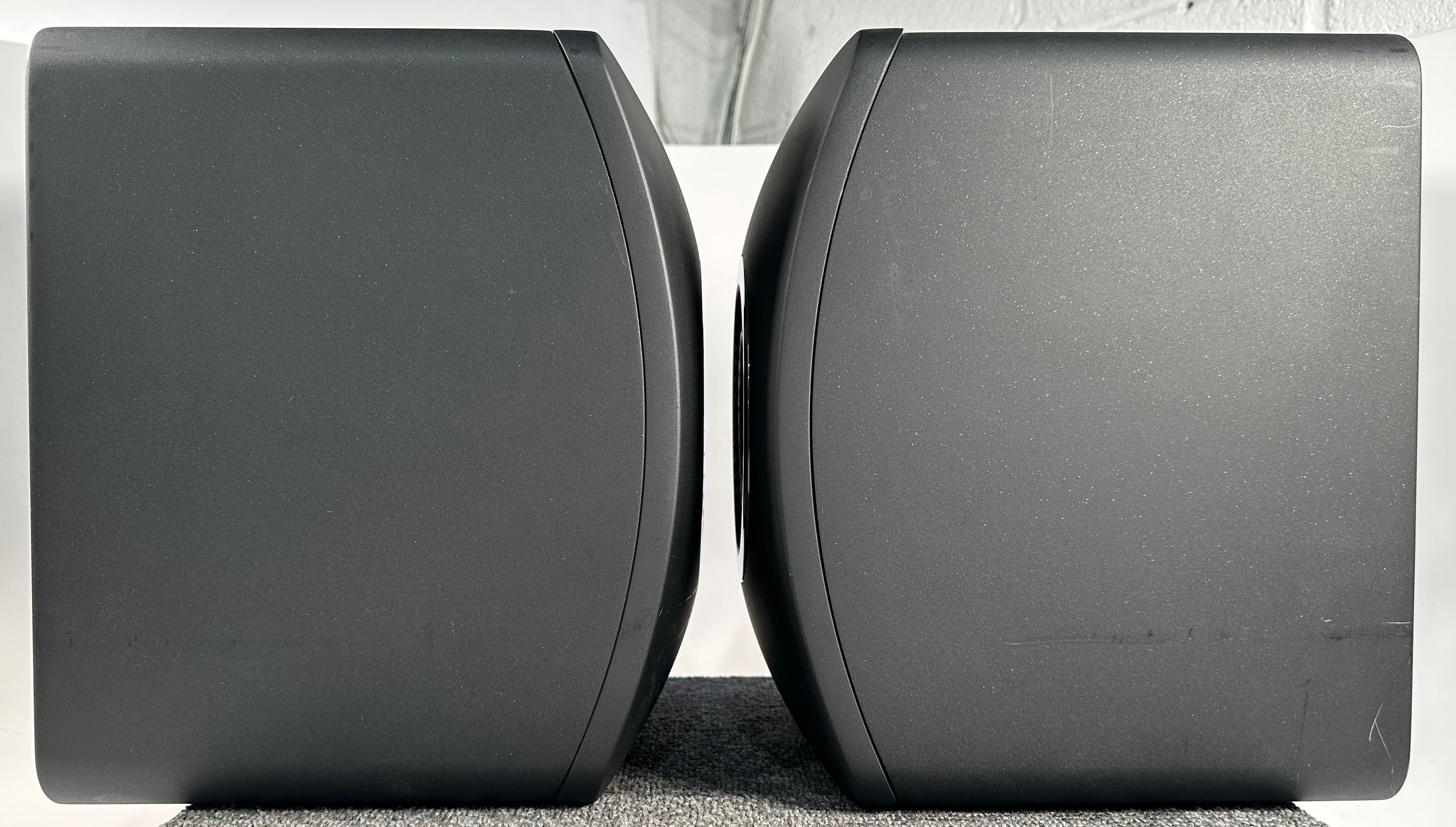 KEF LS50 Black Edition Matte Black Matched Pair, Original Box