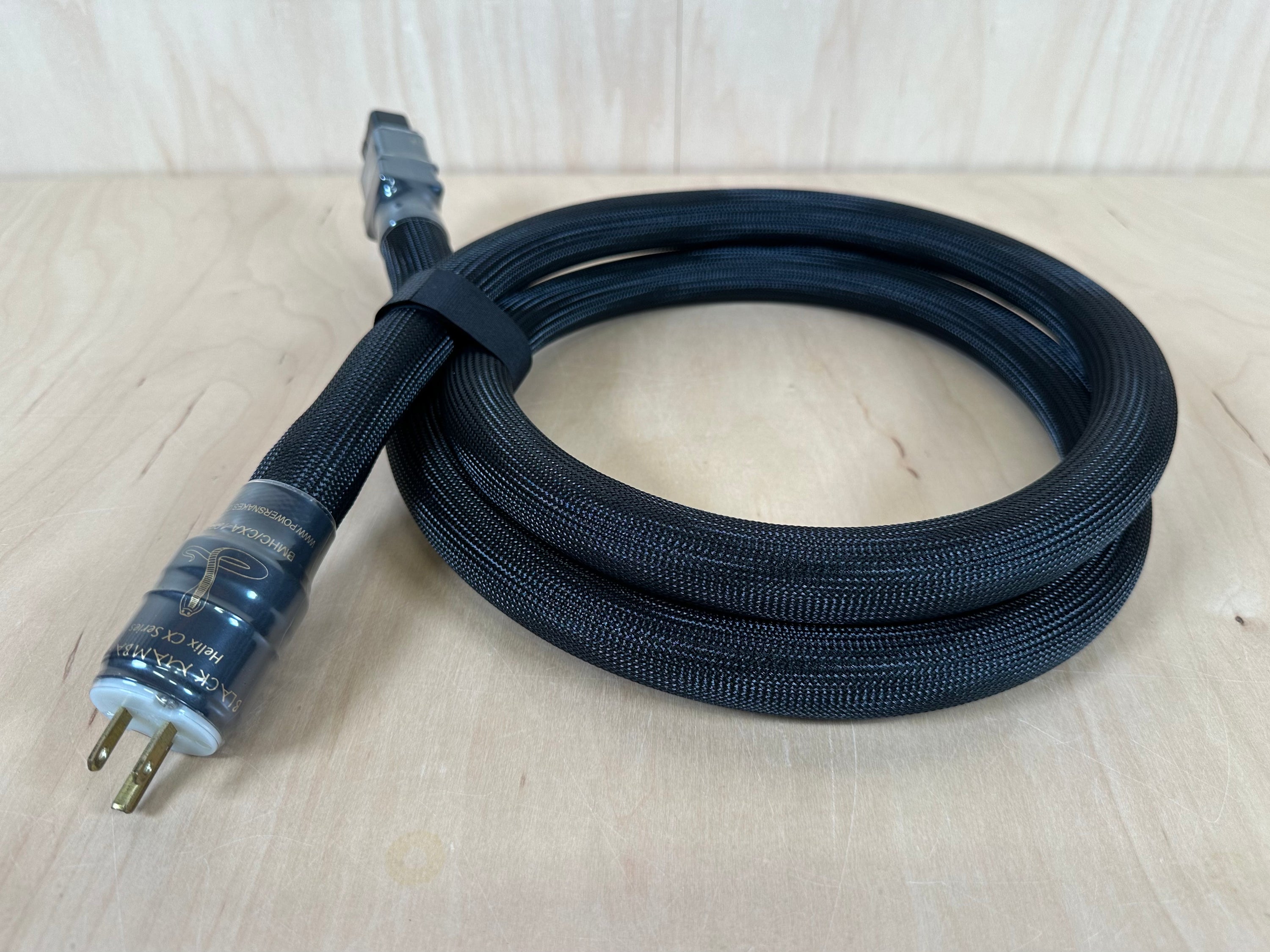 Shunyata Research Black Mamba HC Helix CX Series C19 AC Cord 1.75 Meters