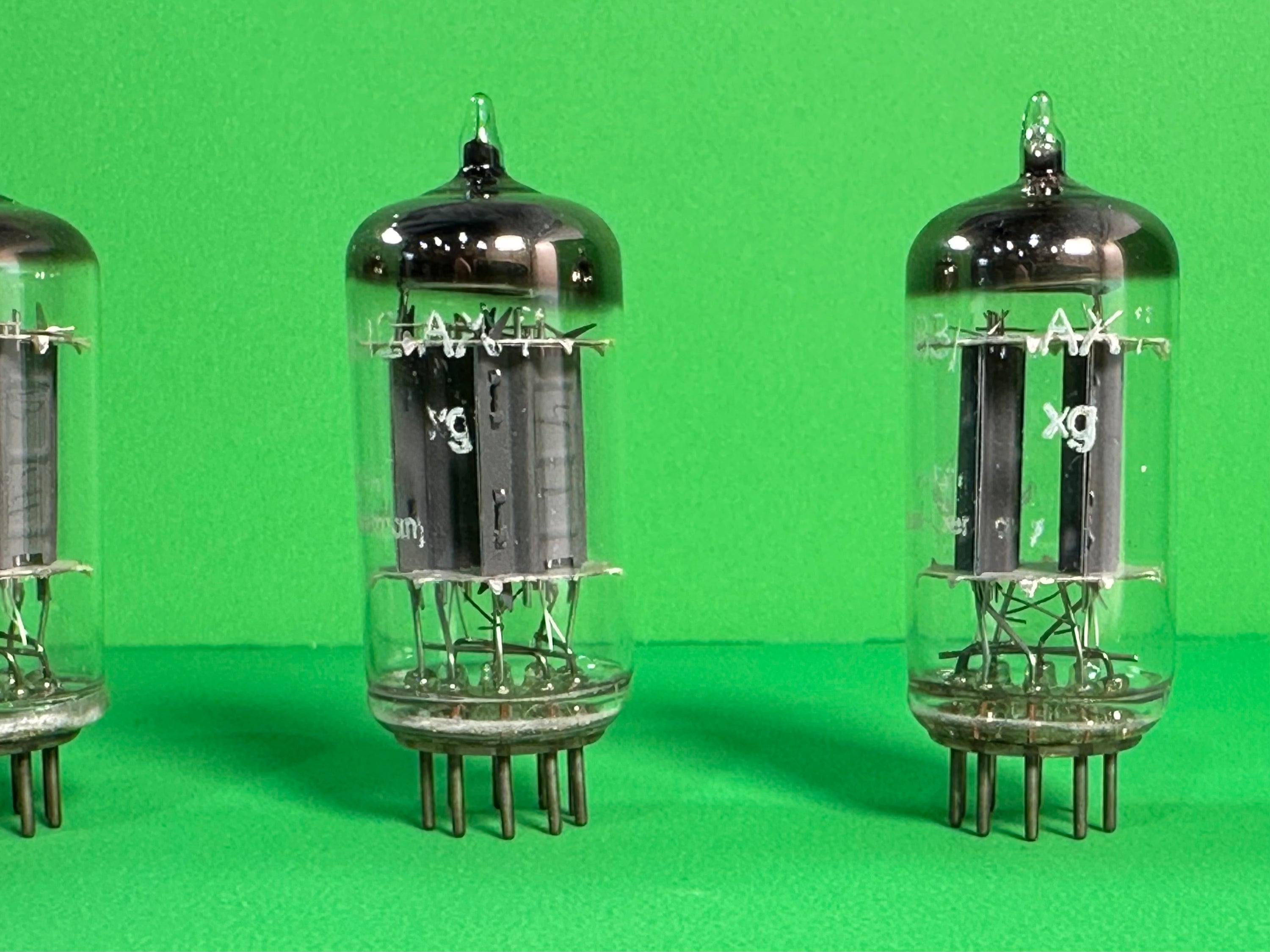 Telefunken ECC 83/12AX7 Tubes Ribbed Plate X 4 Made In West Germany