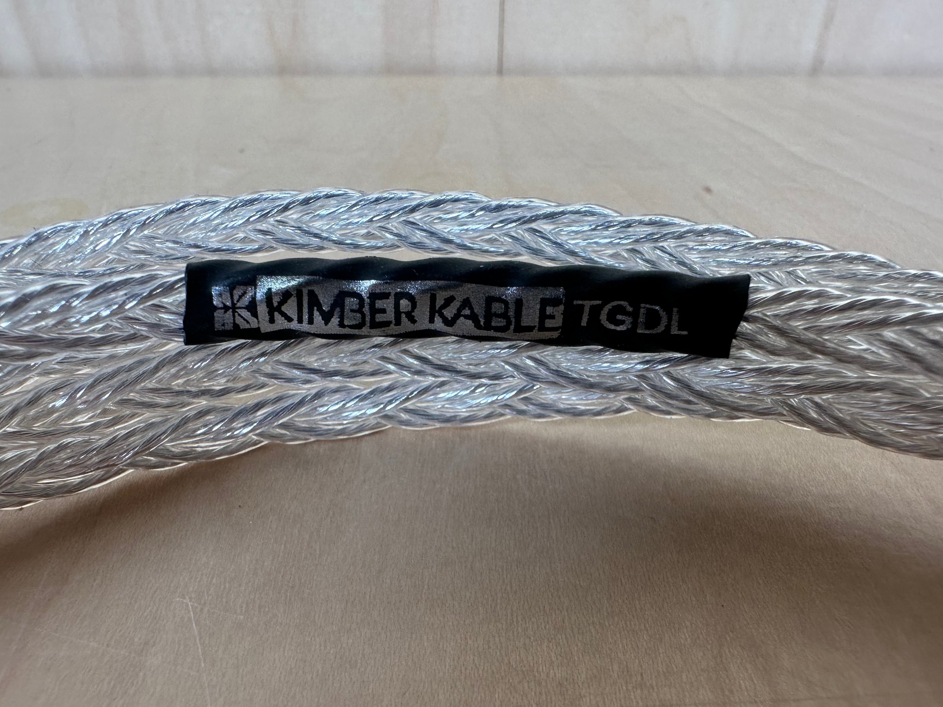 Kimber Kable TGDL 2 Meter RCA Digital/Analog Interconnect WBT-0102 Ag fittings (single cable)