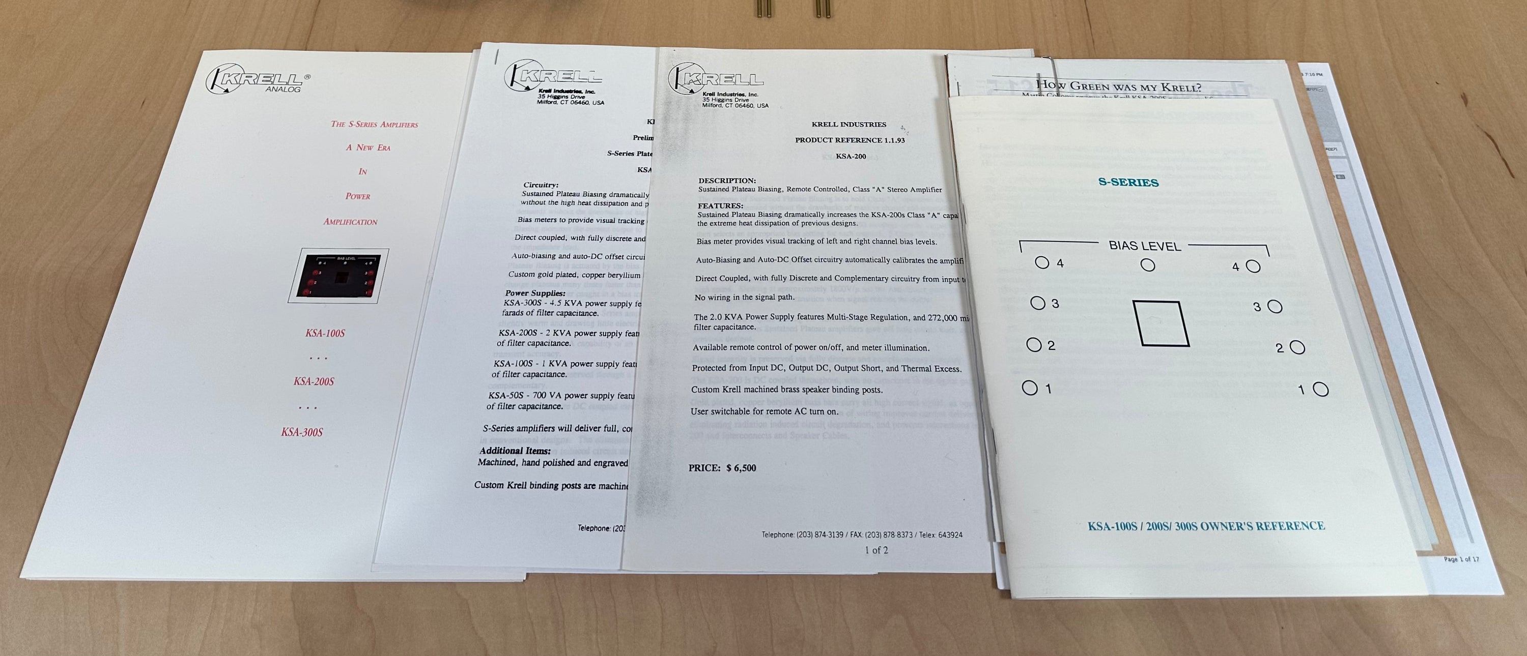 Krell KSA-200S Amplifier