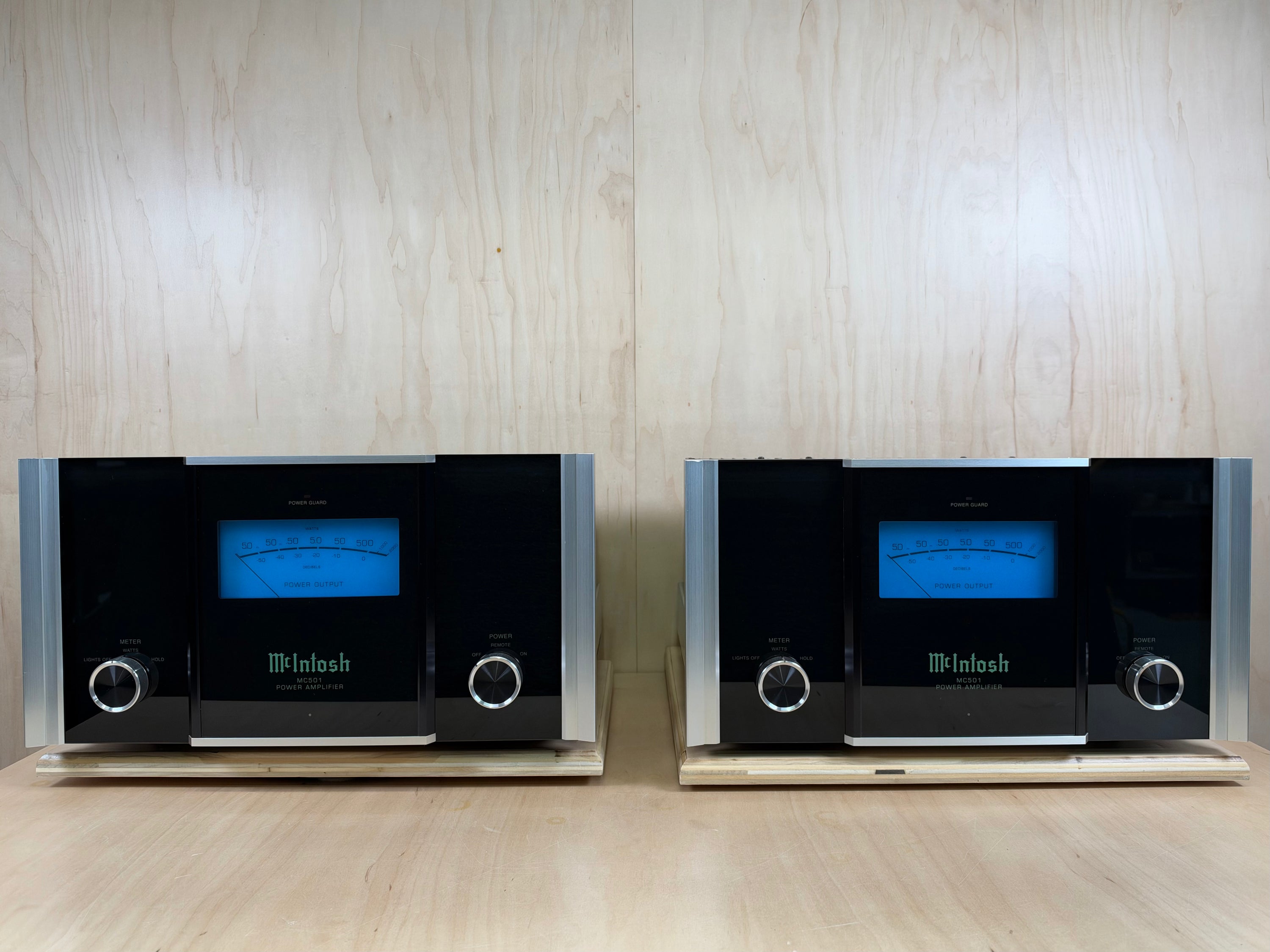 McIntosh MC501 Power Amplifiers w/ Consecutive Serial Numbers