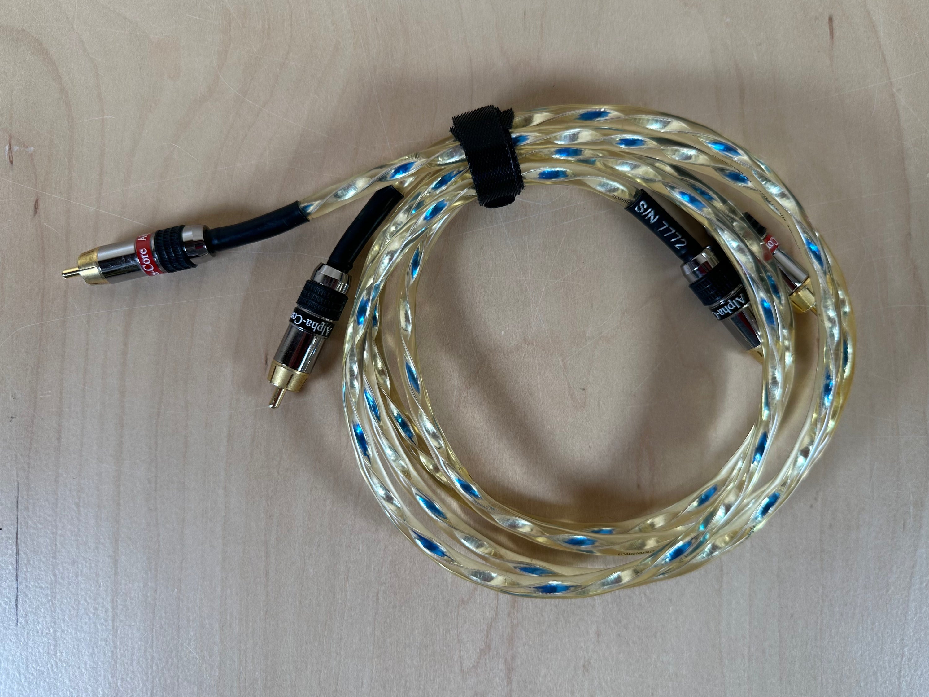 Alpha Core Micro Purl Foil RCA Interconnects 1 Meter