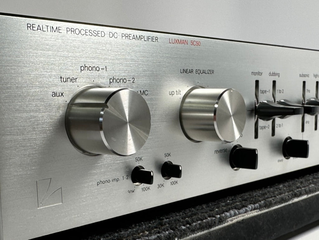 Luxman 5C50 DC Preamplifier Serviced and Re-Capped