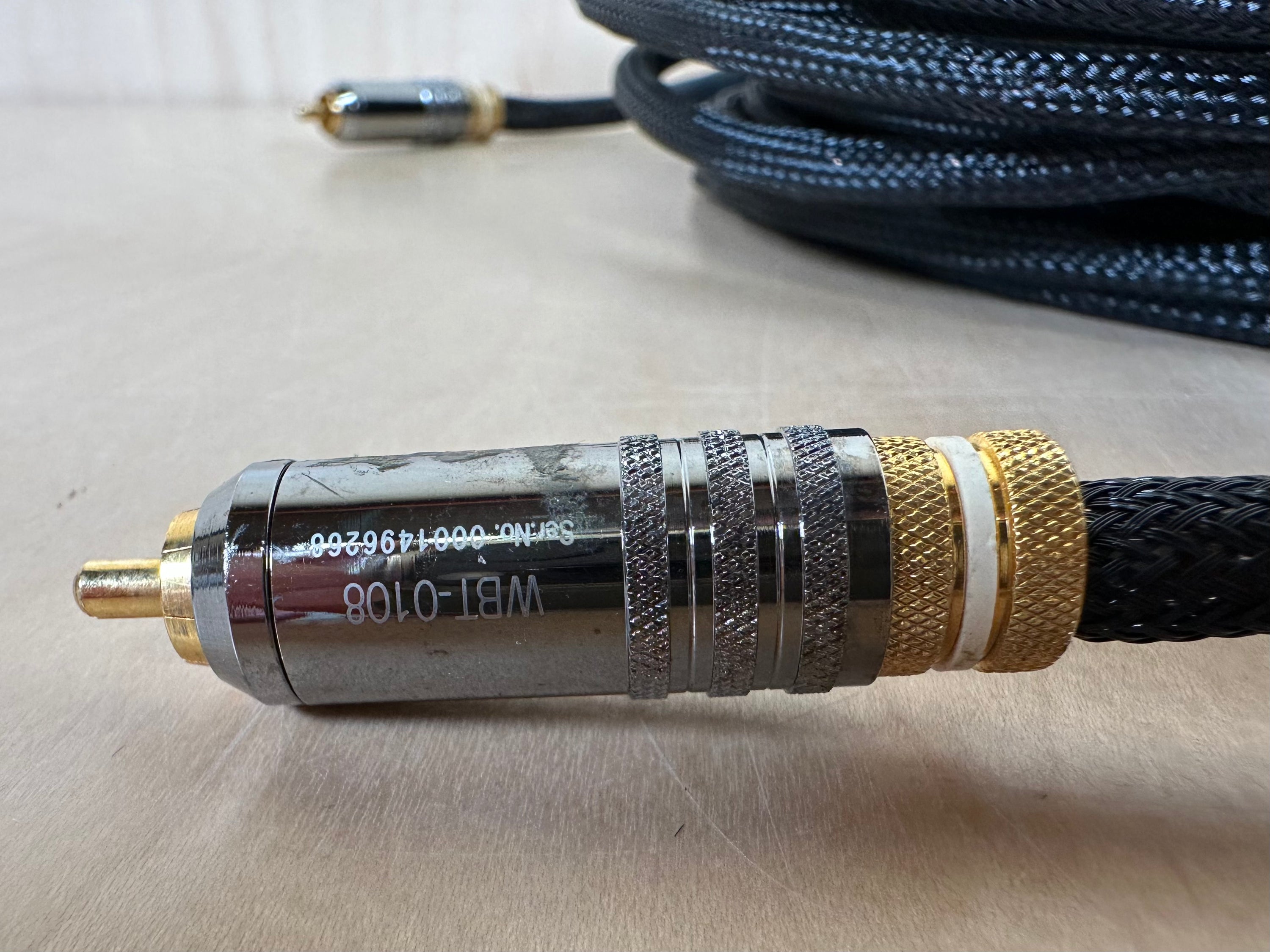 Kimber Kable Hero RCA Interconnects w/WBT-0108 Connectors 8 Meter Pair