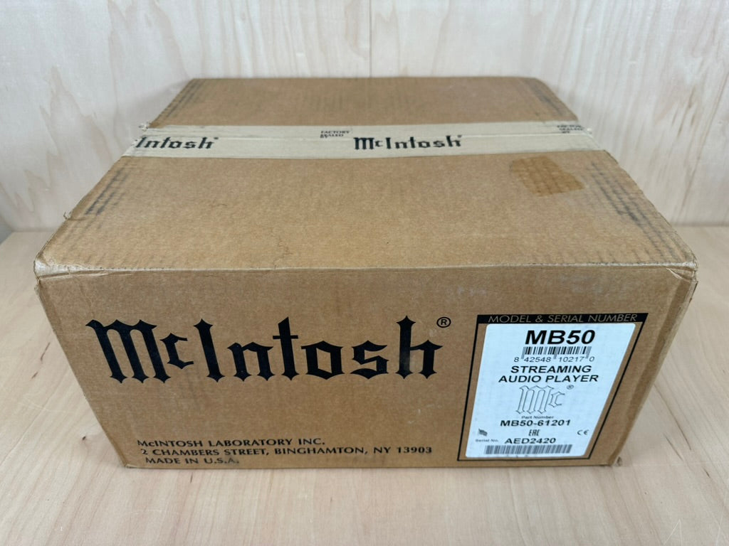 Mcintosh MB50 Streaming Audio Player New In Box