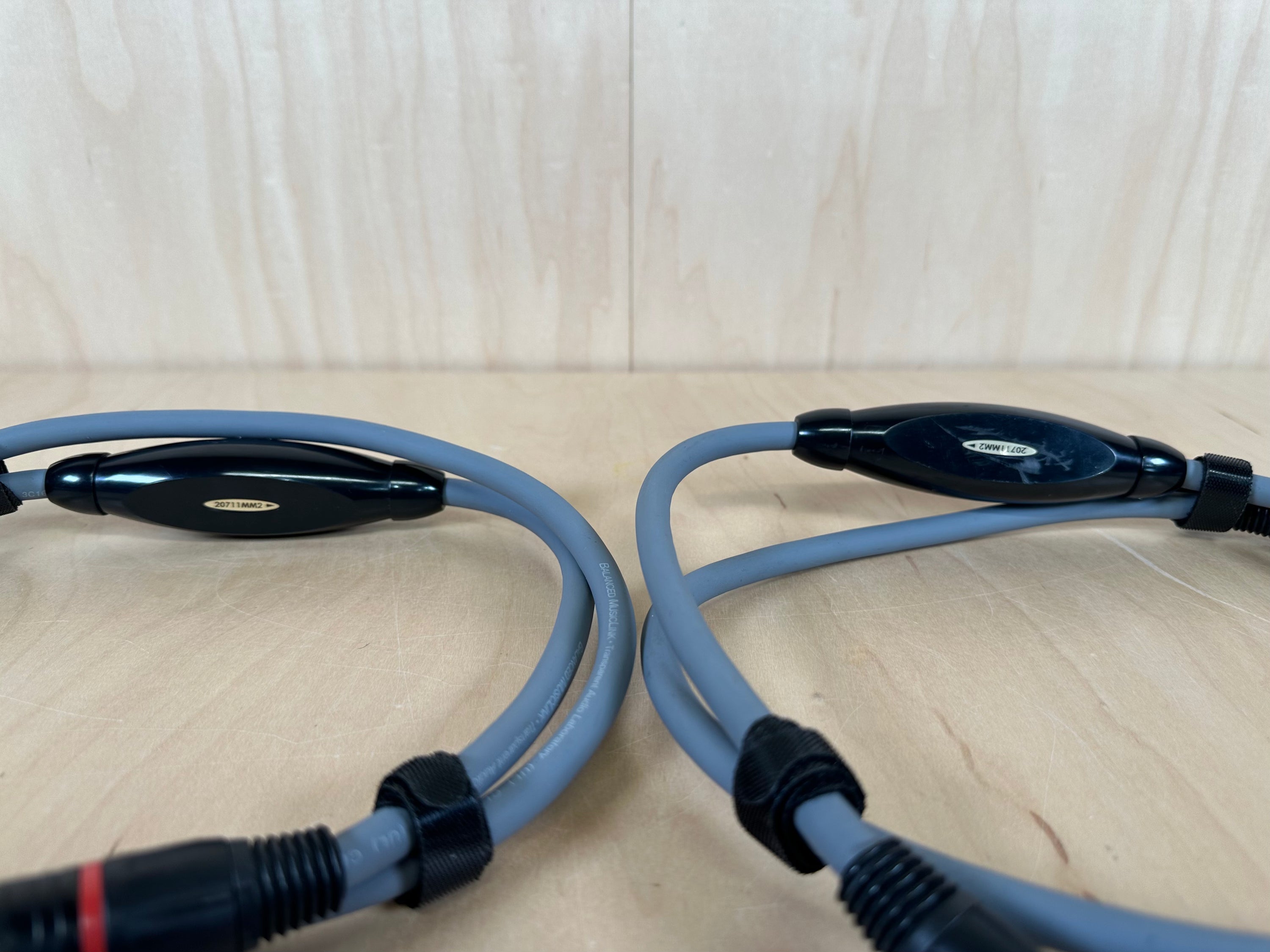 Transparent Musiclink Plus MM2 XLR Cables 1 Meter