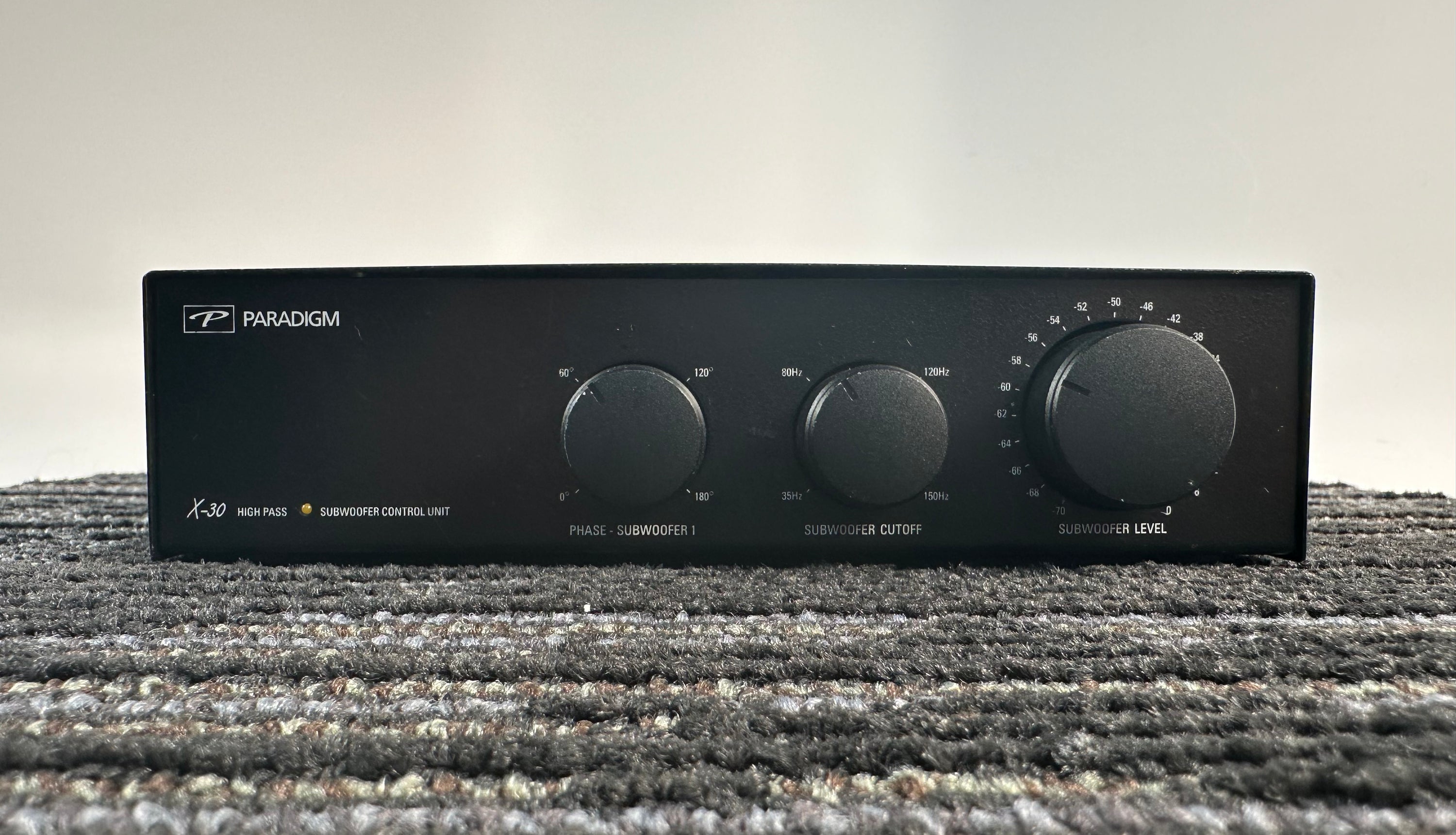 Paradigm X-30 High Pass Subwoofer Control Crossover