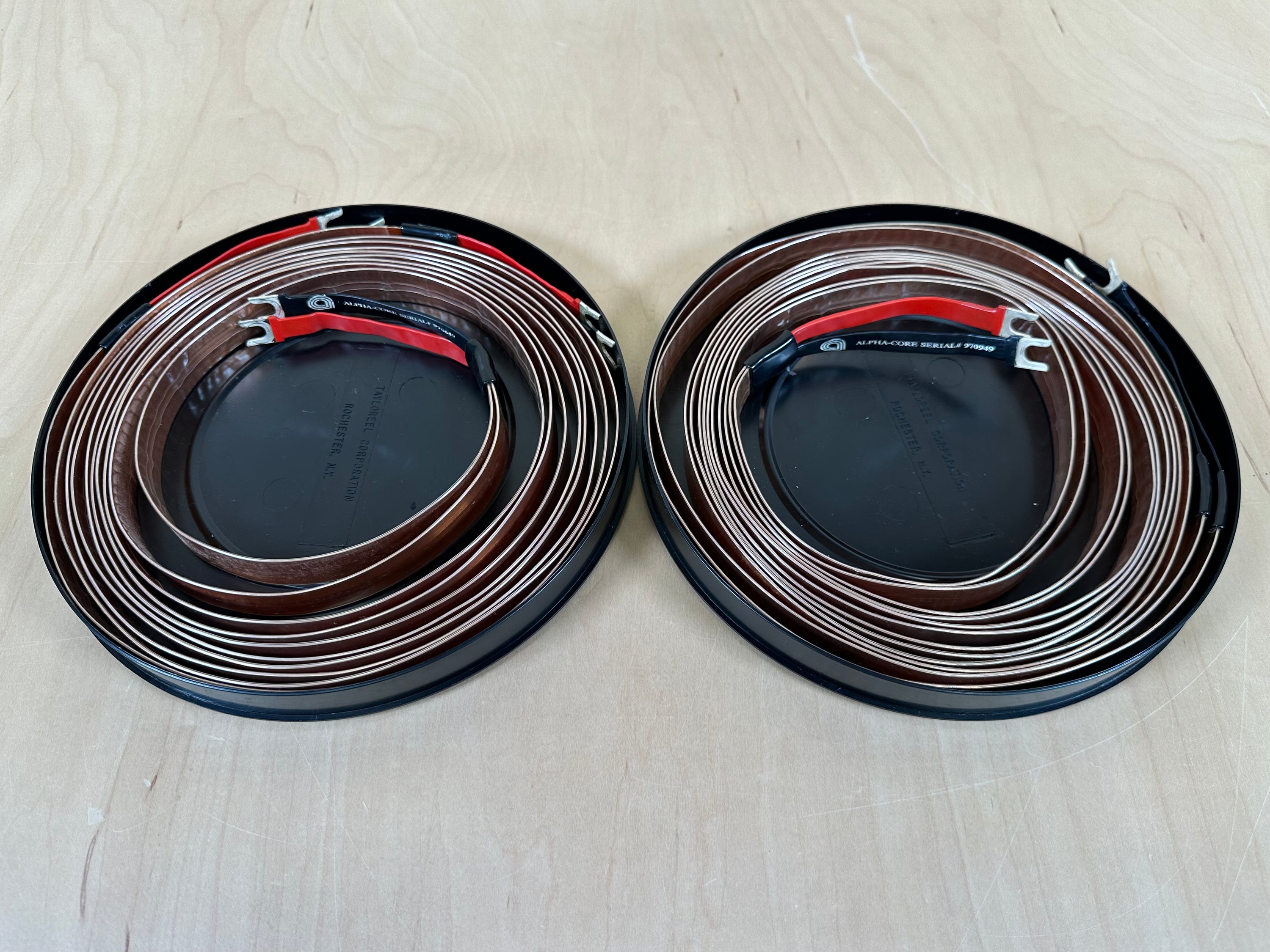 Alpha Core Goertz  MI 2 Veracity Biwire Speaker Cables 10' Pair w/Silver Spades
