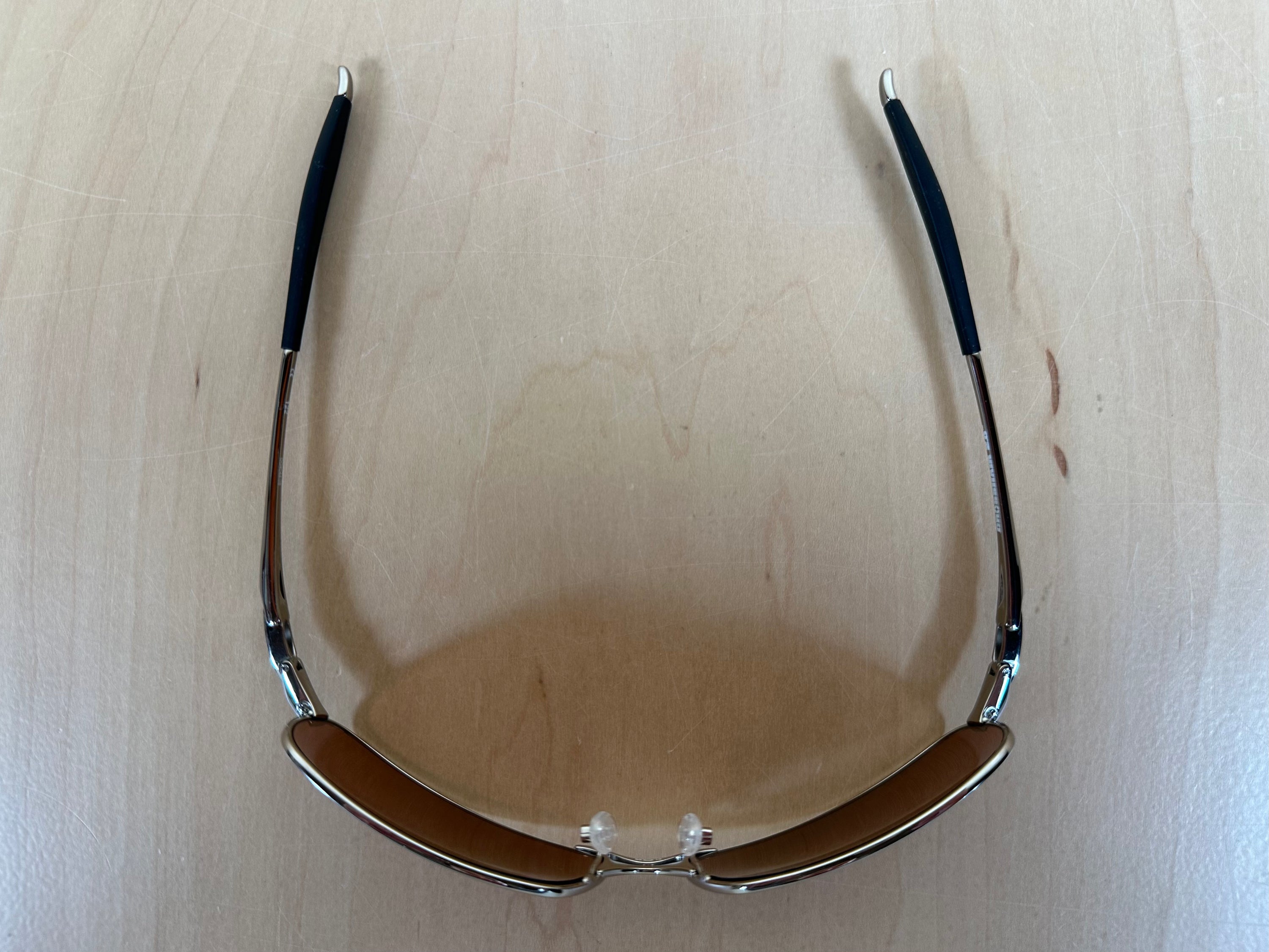 Oakley Crosshair 2.0 Sunglasses Polished Chrome Frames w/Brown Lenses
