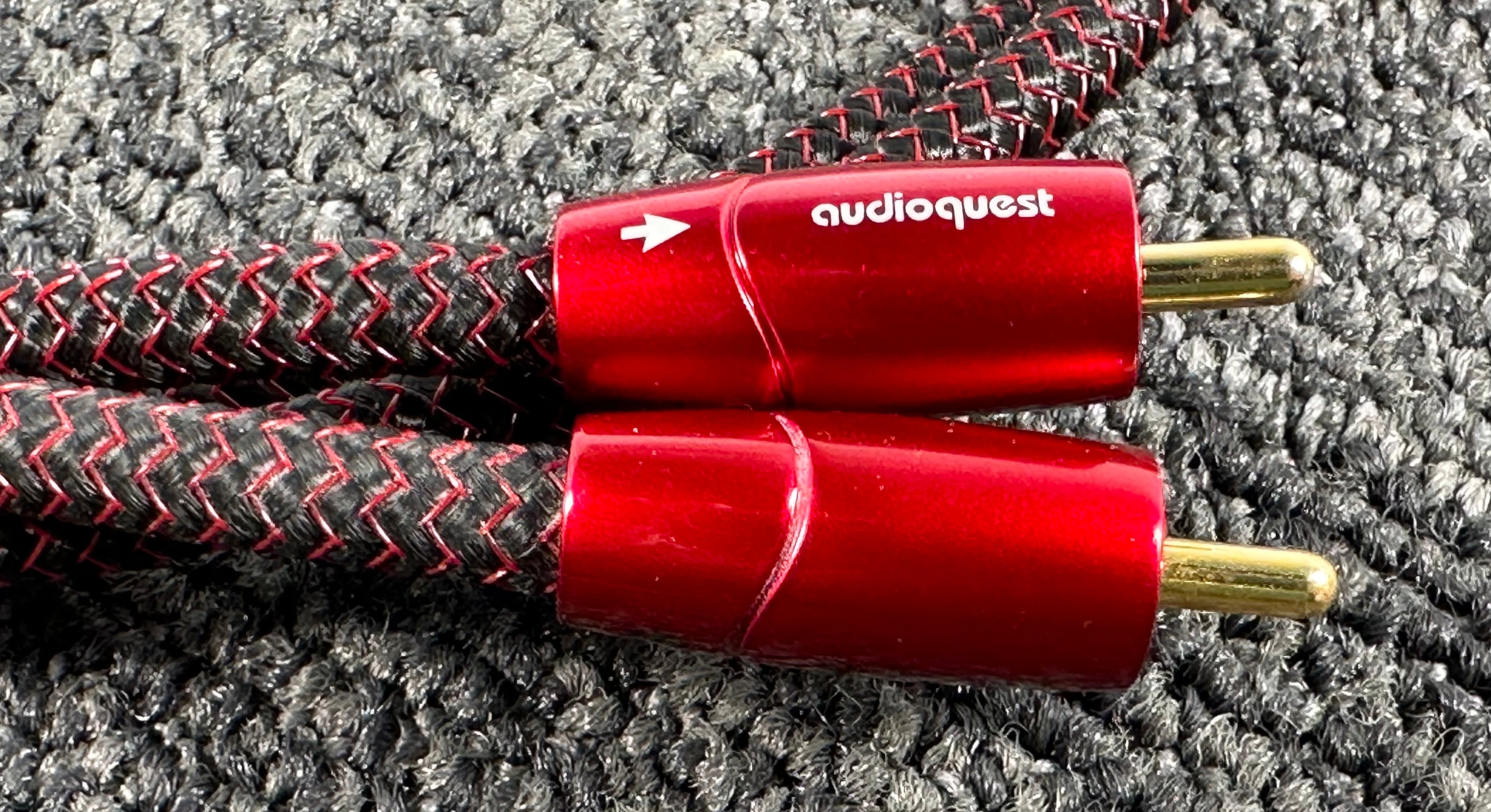 Audioquest Red River RCA Cables 1 Meter Pair