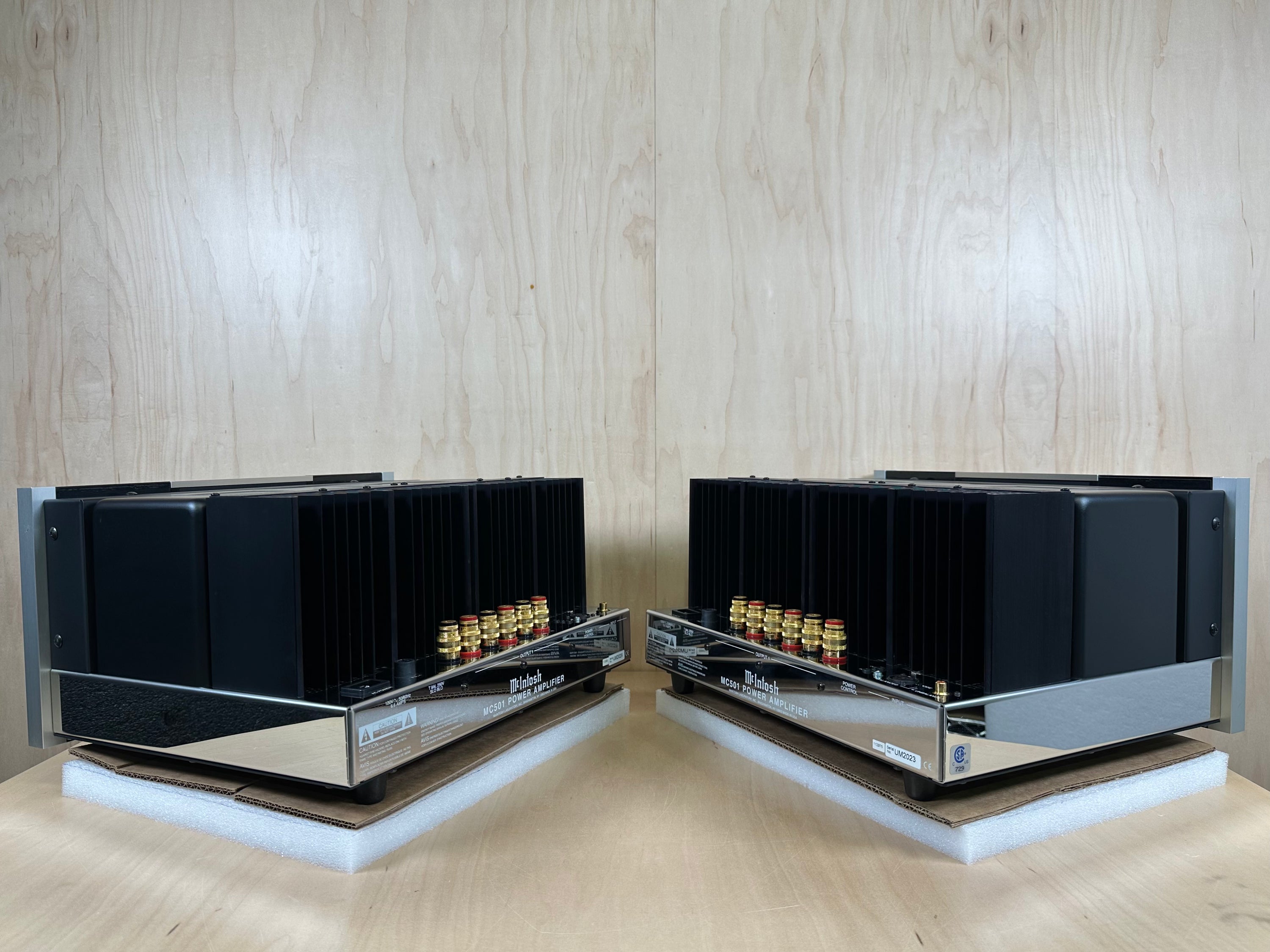 McIntosh MC501 Power Amplifiers (pair)