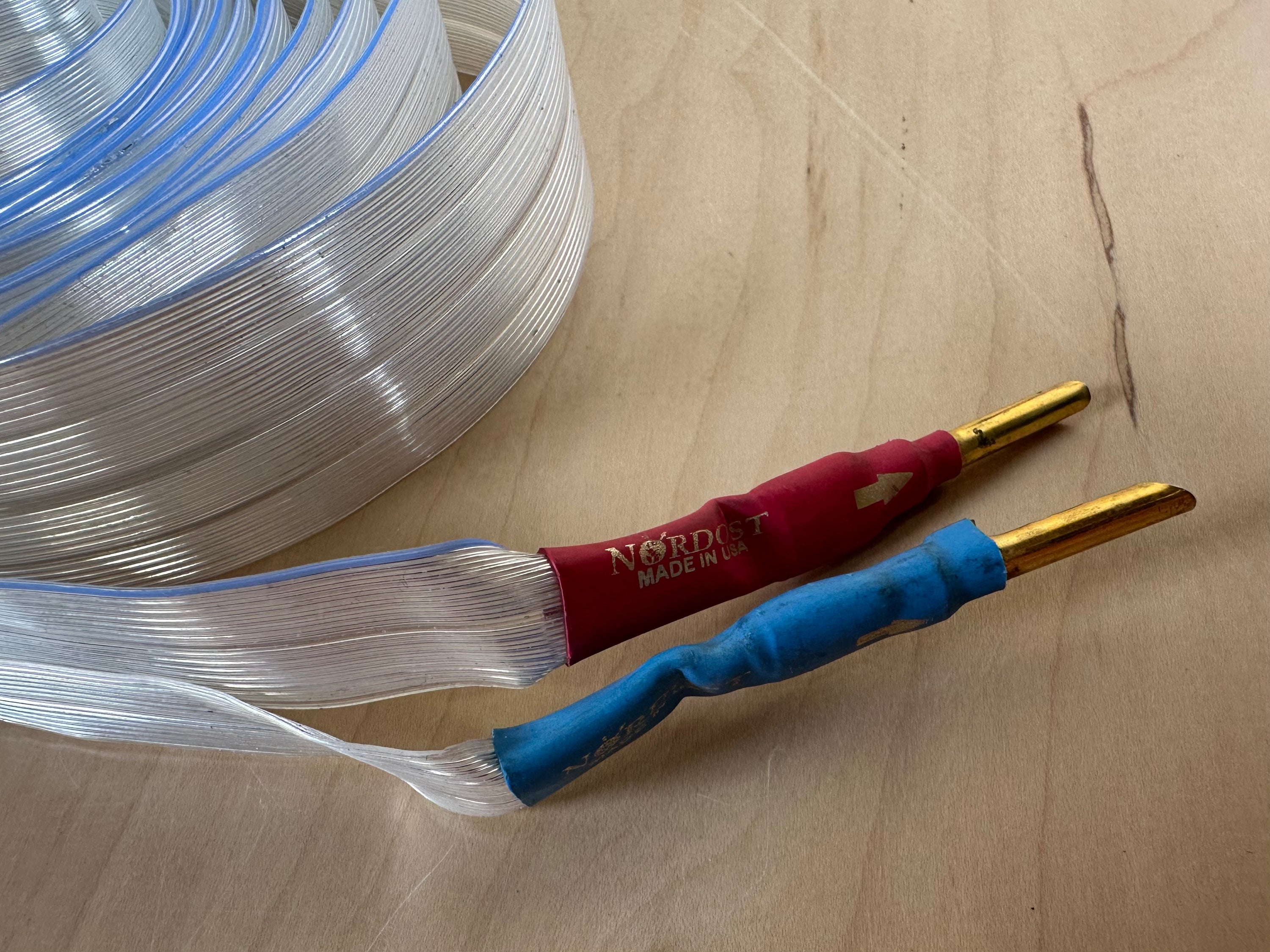 Nordost Flatline Blue Heaven Speaker Cables 4 meter pair