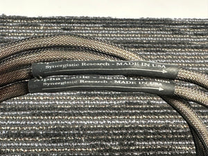 Synergistic Research Alpha Cable RCA Interconnects 1 Meter Pair