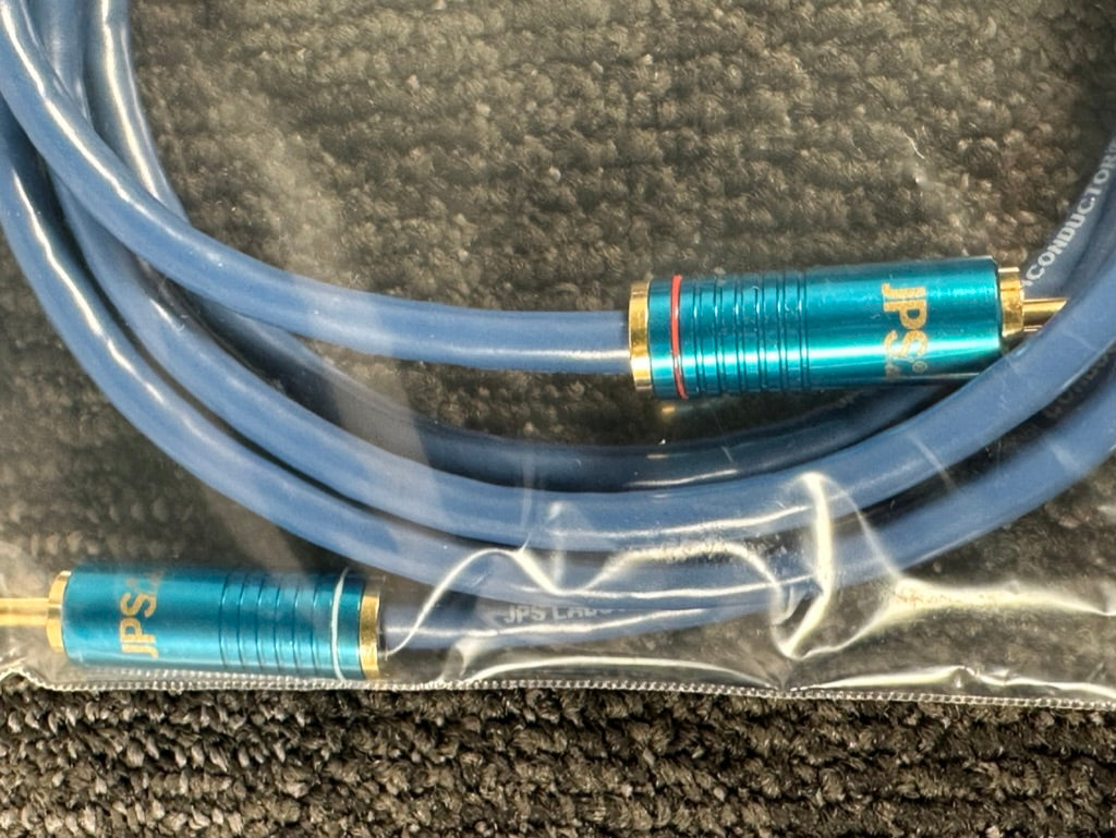 JPS Labs Ultra Conductor 2 RCA Interconnects Pair 1.0 Meter NEW