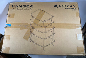 Pangea Audio Vulcan Five Shelf Rack in Black