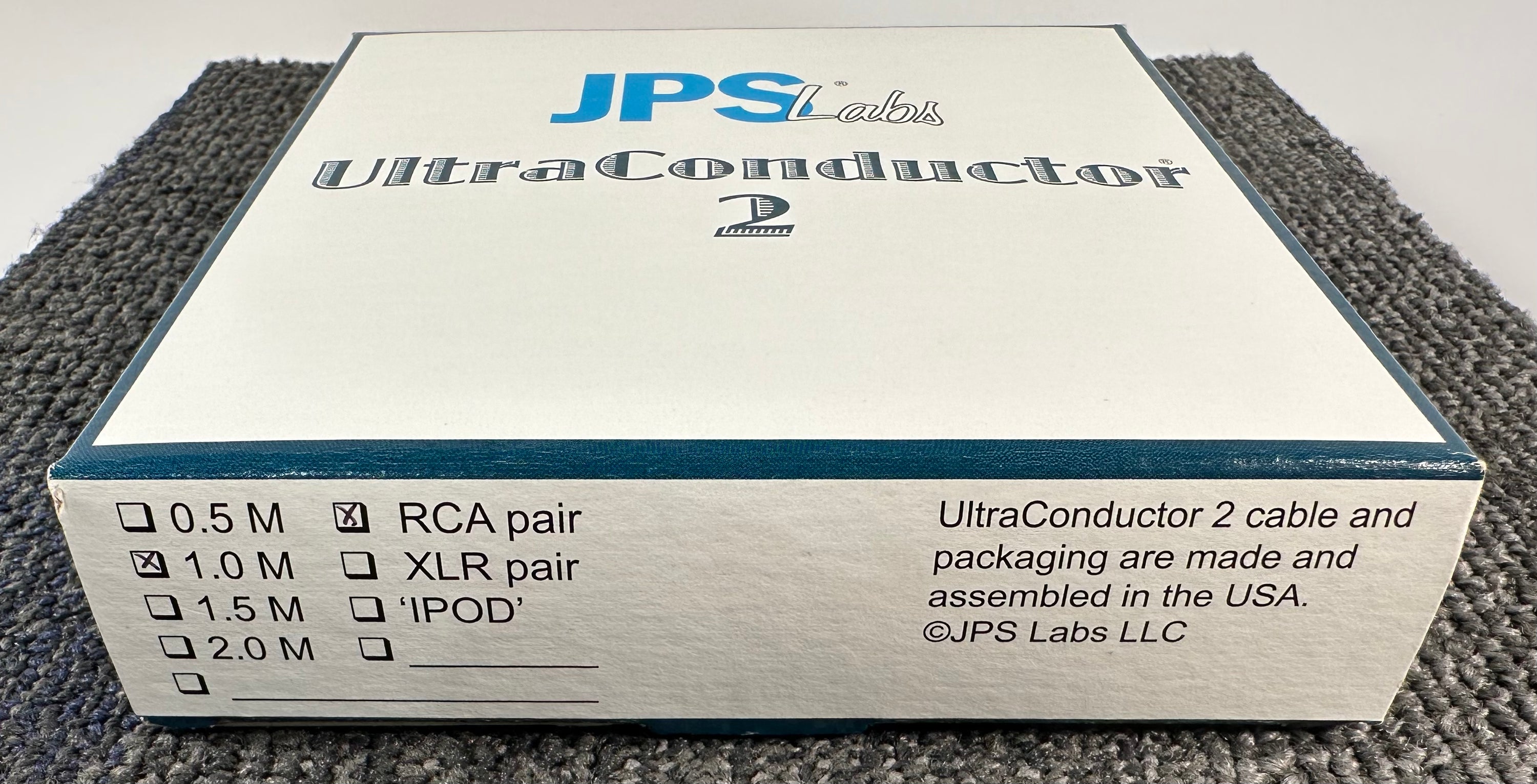 JPS Labs Ultra Conductor 2 RCA Interconnects Pair 1.0 Meter NEW