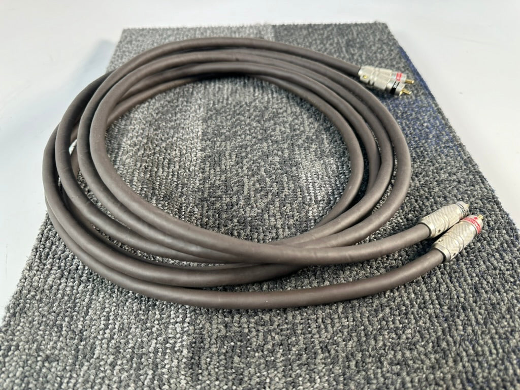 AudioQuest Topaz X2 Hyperlitz RCA Interconnects 2 Meter Pair