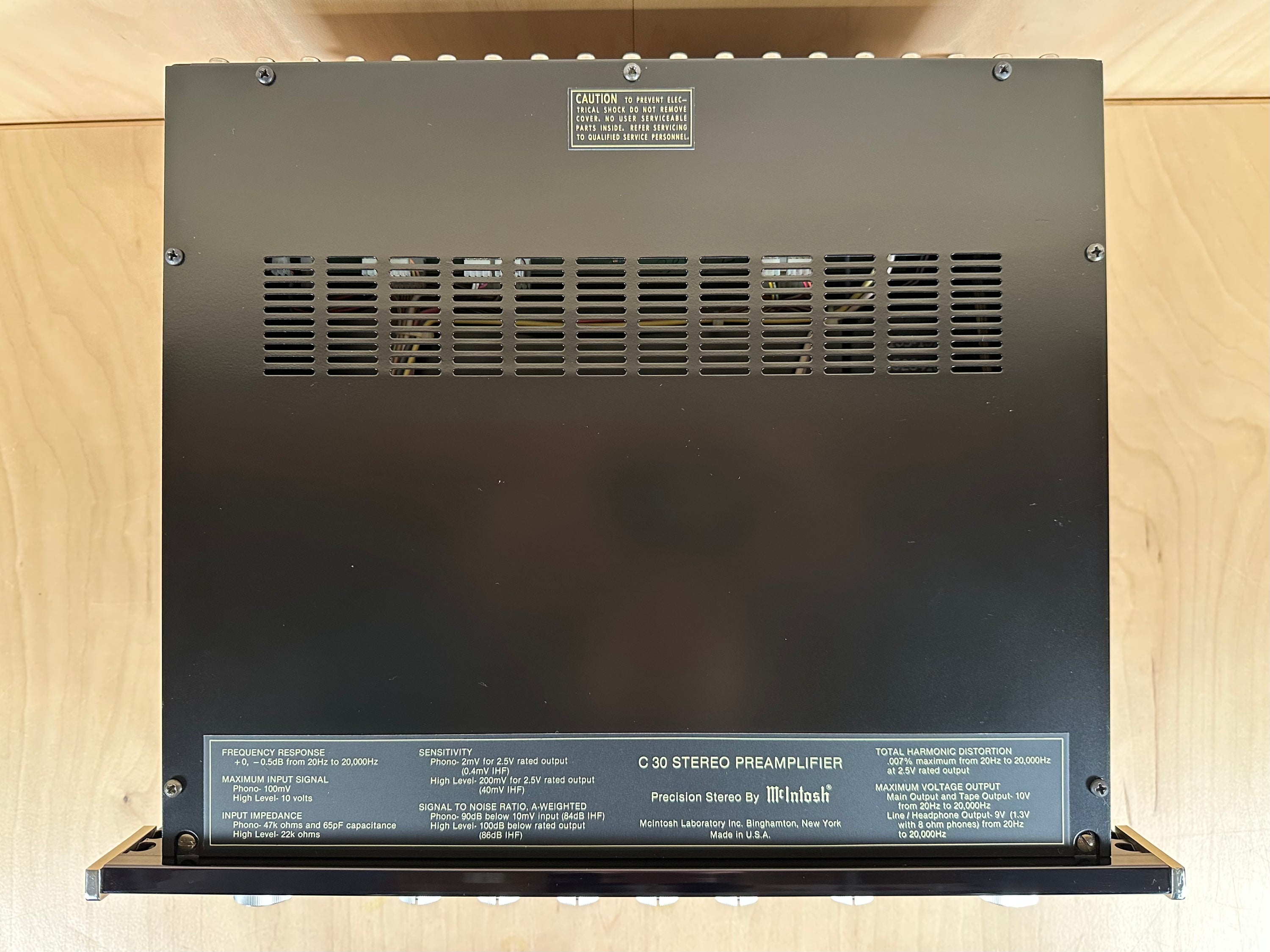 McIntosh C30 Stereo Preamplifier w/New Factory Box