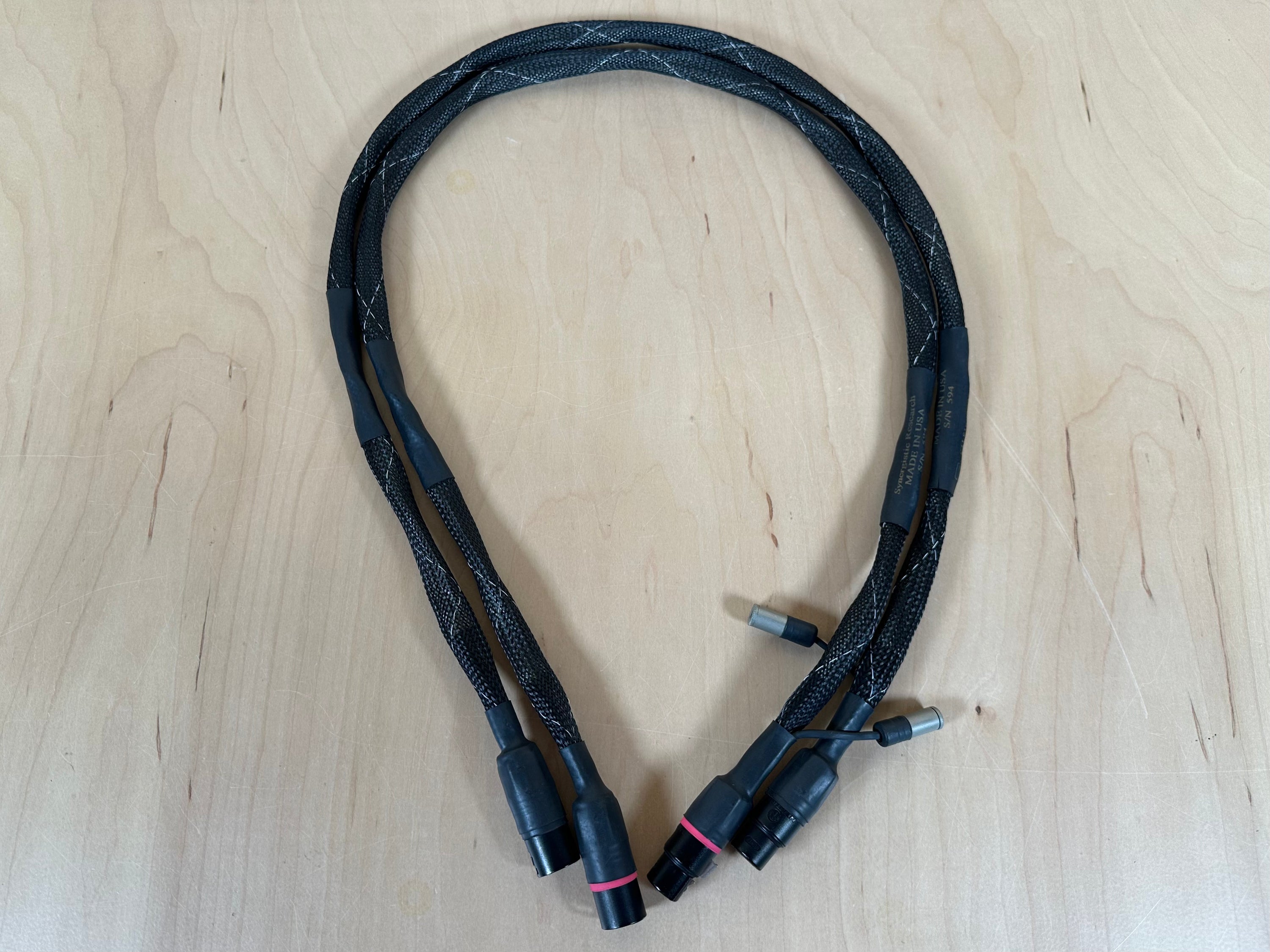 Synergistic Research Kaleidoscope Phase II 1 Meter XLR Interconnects w/Active Shielding PS